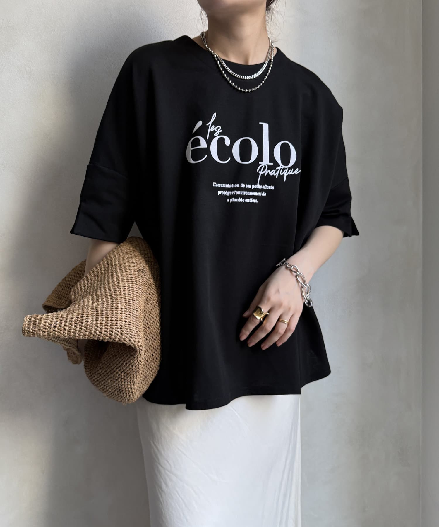 DOUDOU(ドゥドゥ) 【WEB限定】ポンチョロゴTEE