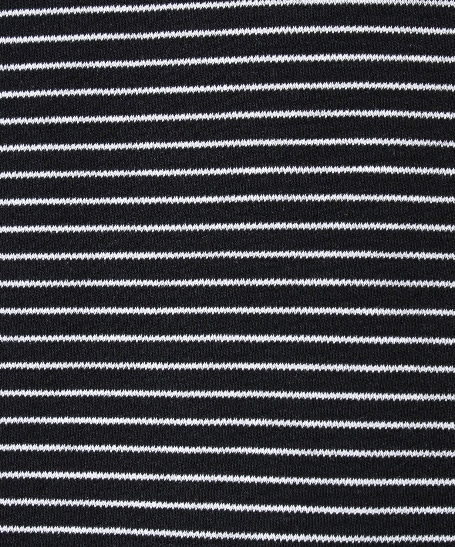 NOLLEY'S(ノーリーズ) 《ビジカジ対応》セミシルケットスムース ボーダー Vネック ドレスTシャツ