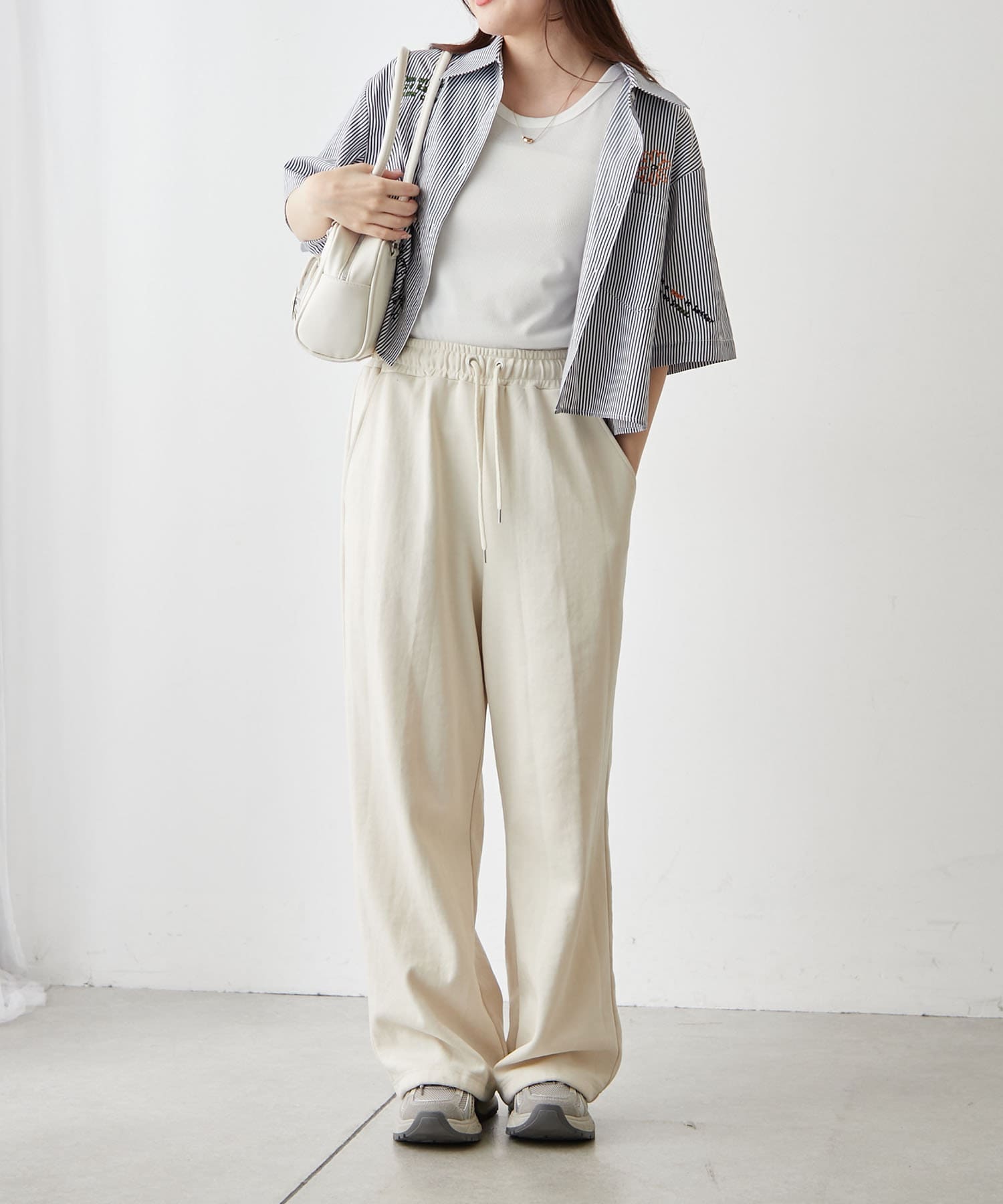 NICE CLAUP / OLIVE des OLIVE OUTLET(ナイスクラップ  / オリーブ デ オリーブ アウトレット) 【RMAF】色々刺繍ショートシャツ