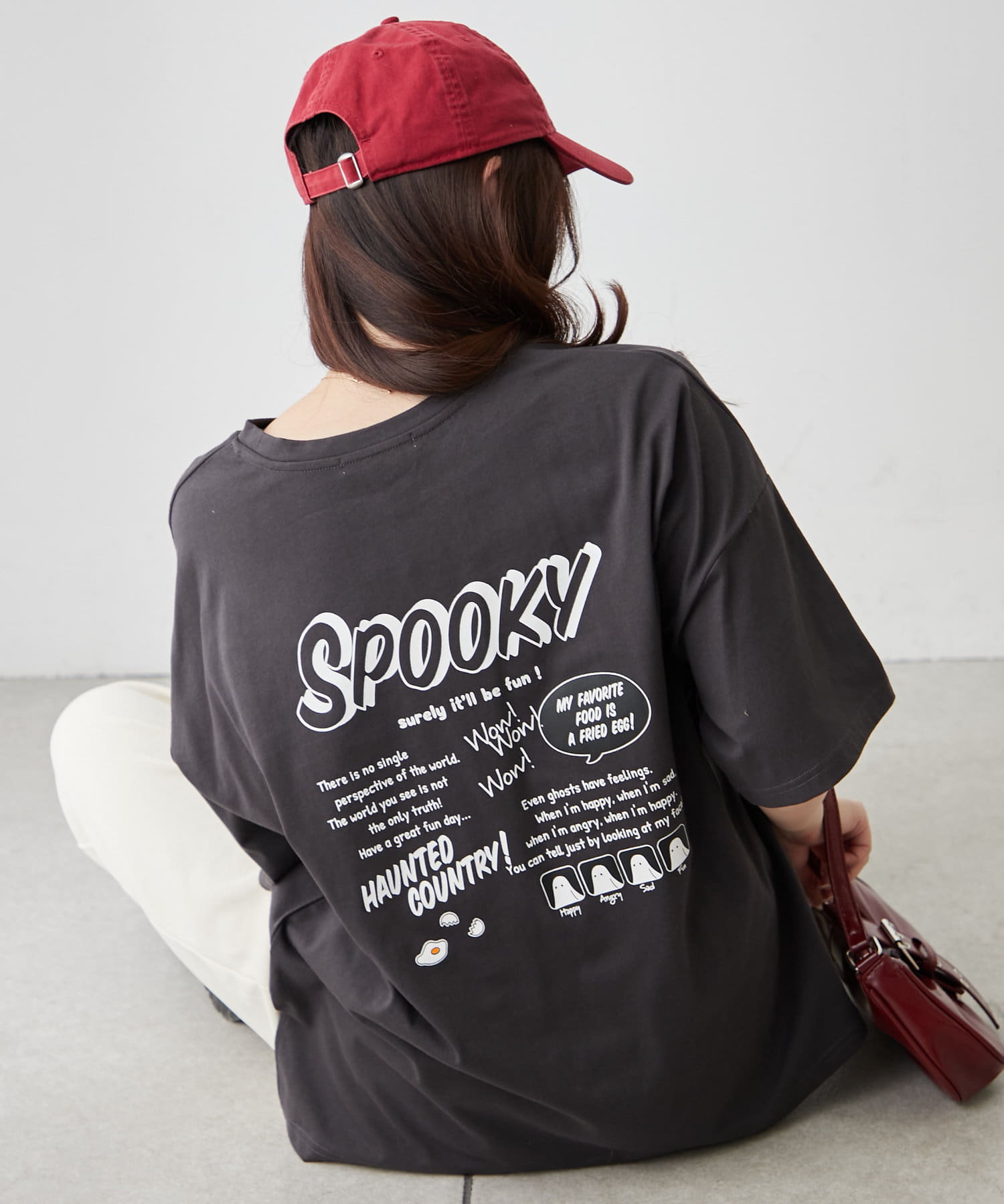 NICE CLAUP / OLIVE des OLIVE OUTLET(ナイスクラップ  / オリーブ デ オリーブ アウトレット) 【RMAF】おばけプリントBIGT