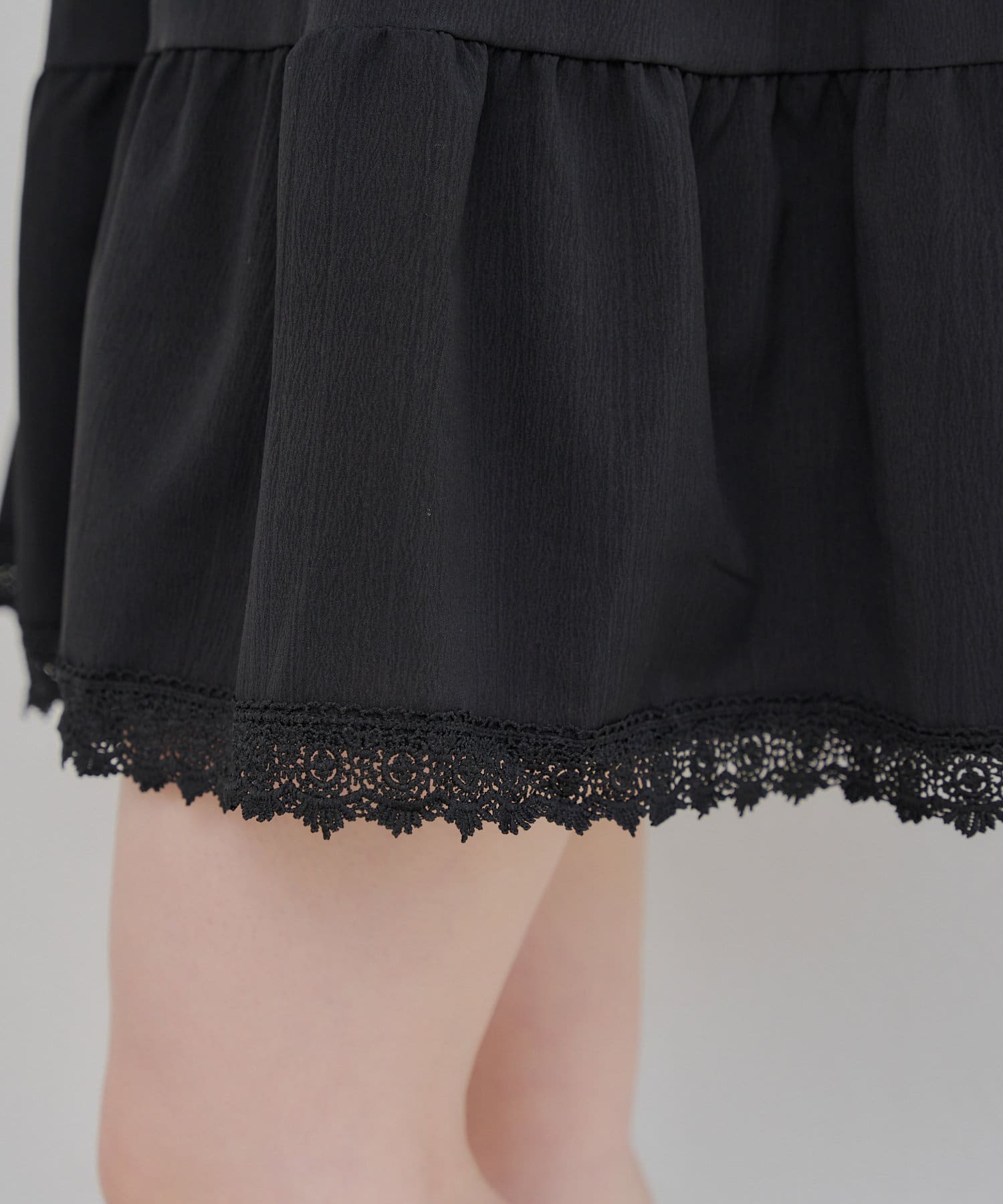 NICE CLAUP / OLIVE des OLIVE OUTLET(ナイスクラップ  / オリーブ デ オリーブ アウトレット) 【RMAF】タッセル付ティアードチュニック