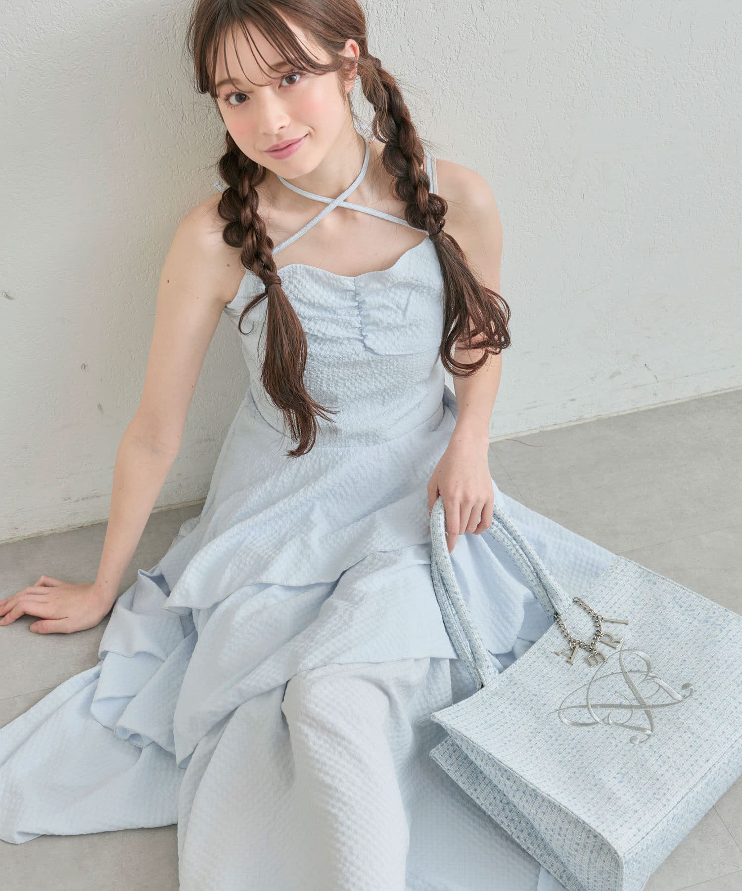 OLIVE des OLIVE(オリーブ デ オリーブ) 【大容量/推し活】Aimerianejoieチャーム付きキャリーオントート