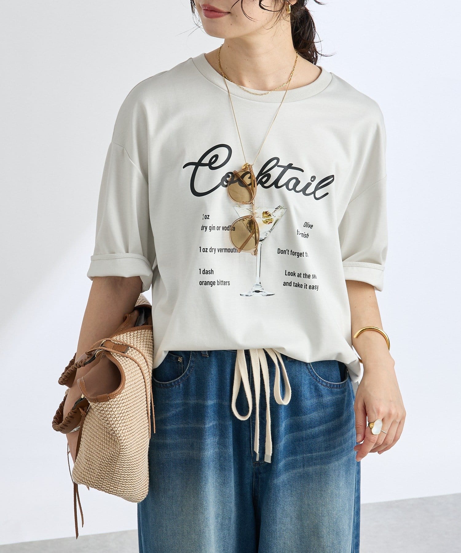 RIVE DROITE(リヴドロワ) 【遊び心◎】COCKTAILオーバーTee