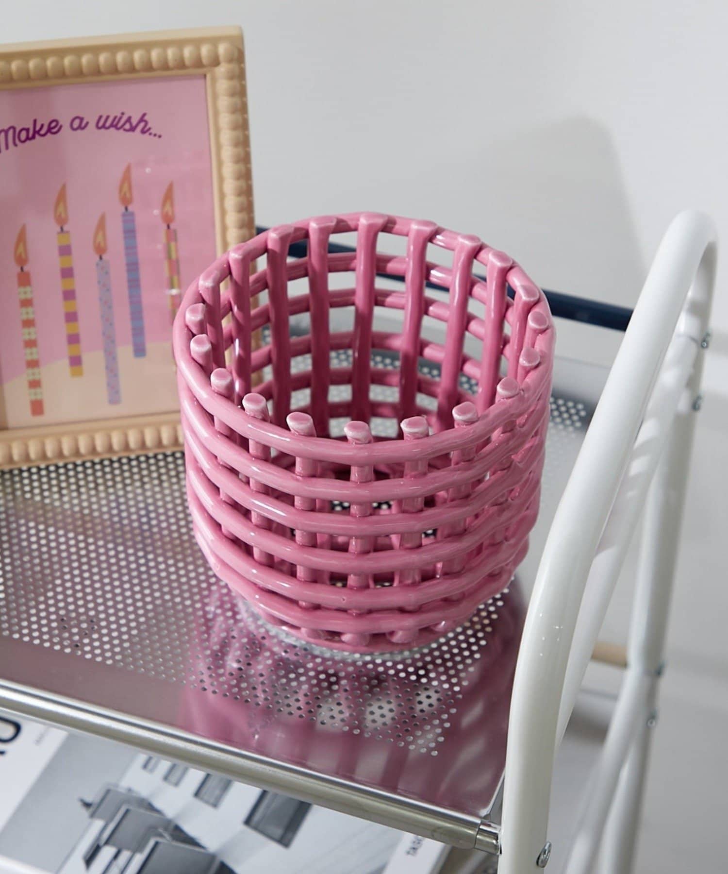 BIRTHDAY BAR(バースデイバー) 【SAHIR サヒール】Pottery round basket