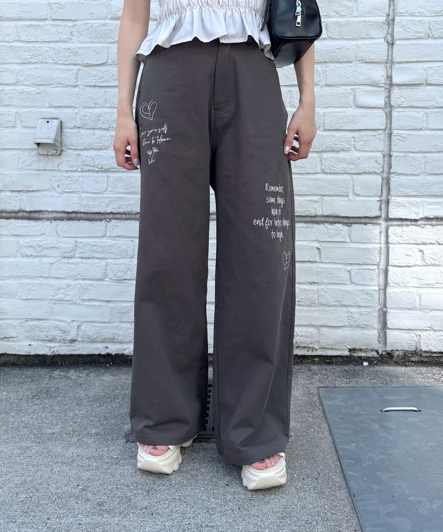 mline(エムライン) [mline]刺繍チノパンツ