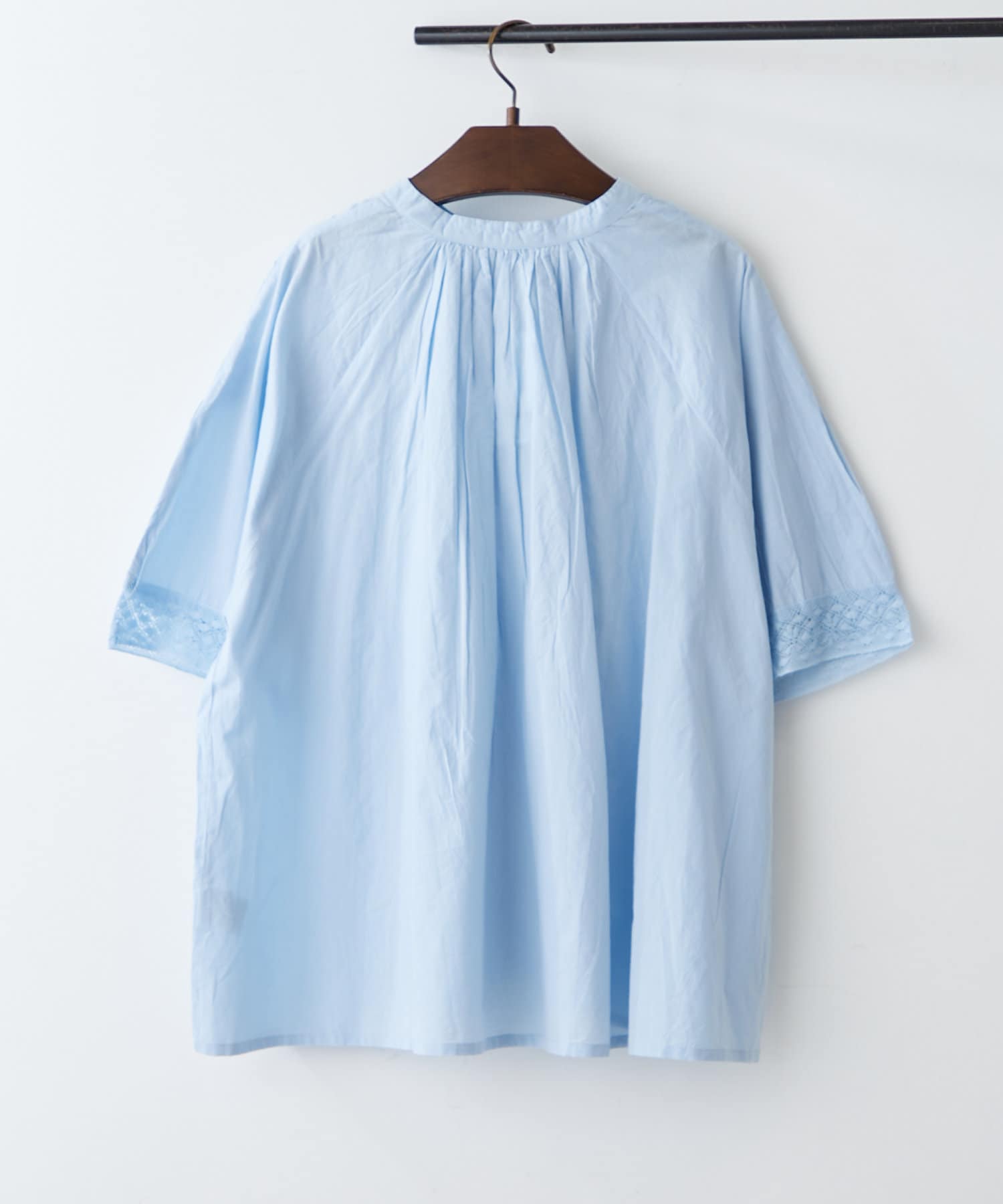 NICE CLAUP / OLIVE des OLIVE OUTLET(ナイスクラップ  / オリーブ デ オリーブ アウトレット) 【RMAF】【ＮＡＯ】キャンレース×ピンタックブラウス