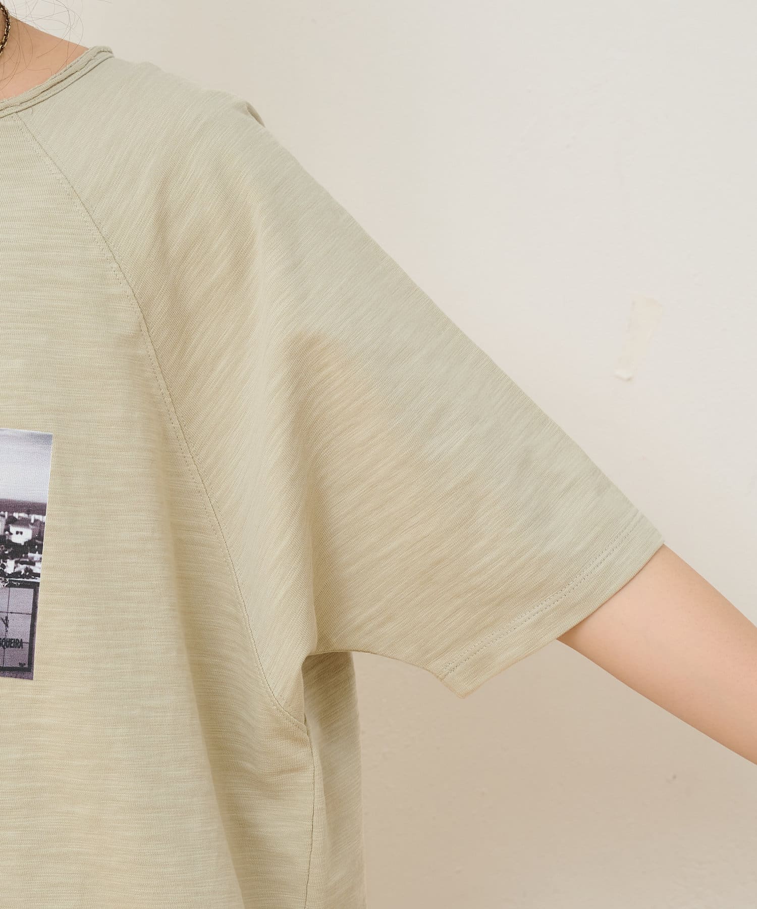 CIAOPANIC TYPY(チャオパニックティピー) ドルマンスリーブスラブフォトTee