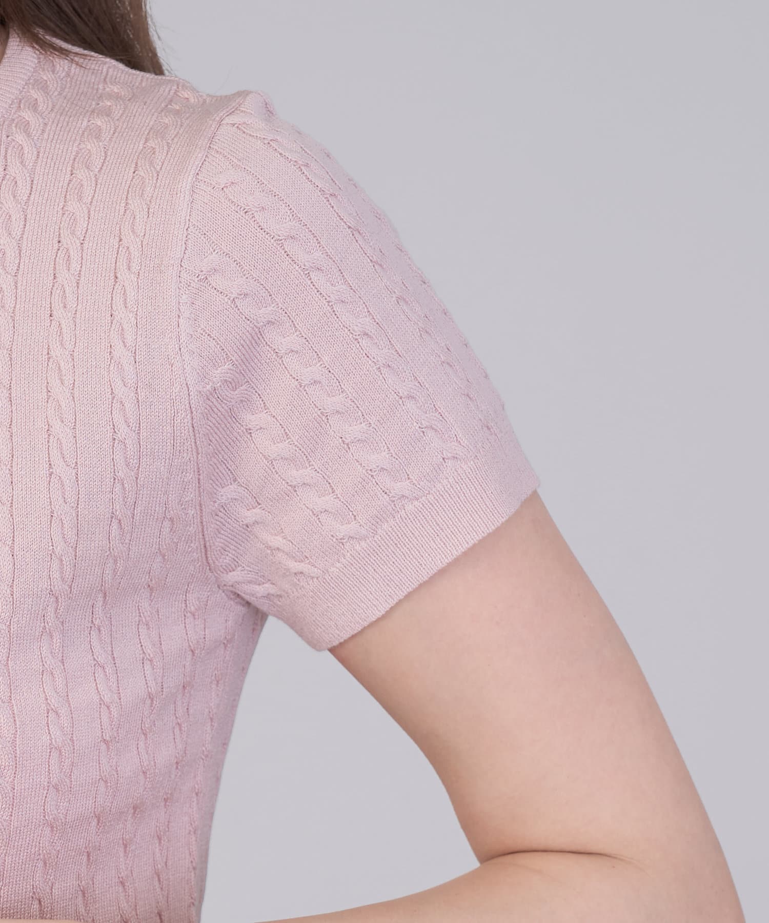 RAY CASSIN(レイカズン) ケーブルヘンリーニット