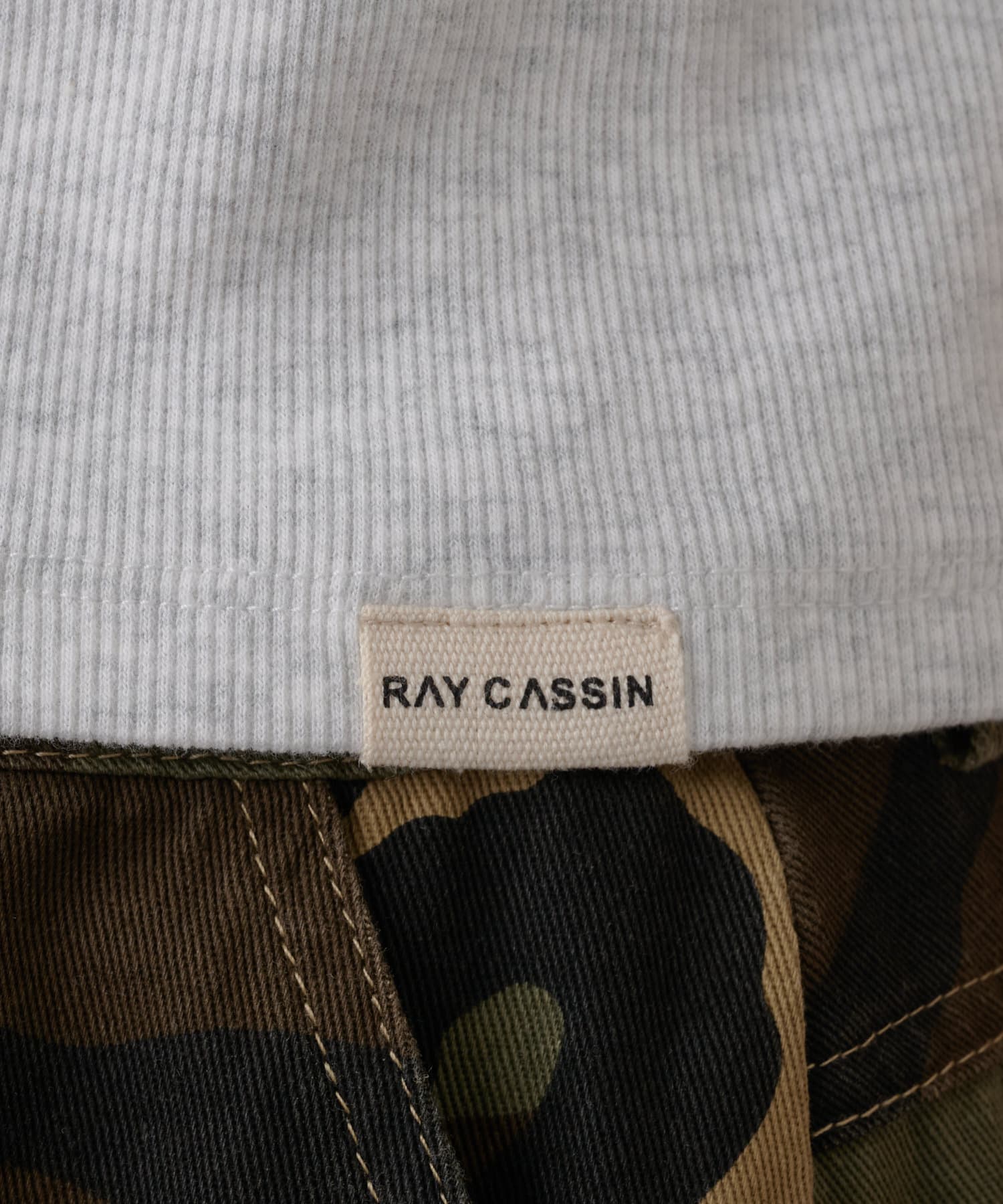 RAY CASSIN(レイカズン) 【カップ付き】レース付ヘンリーキャミ