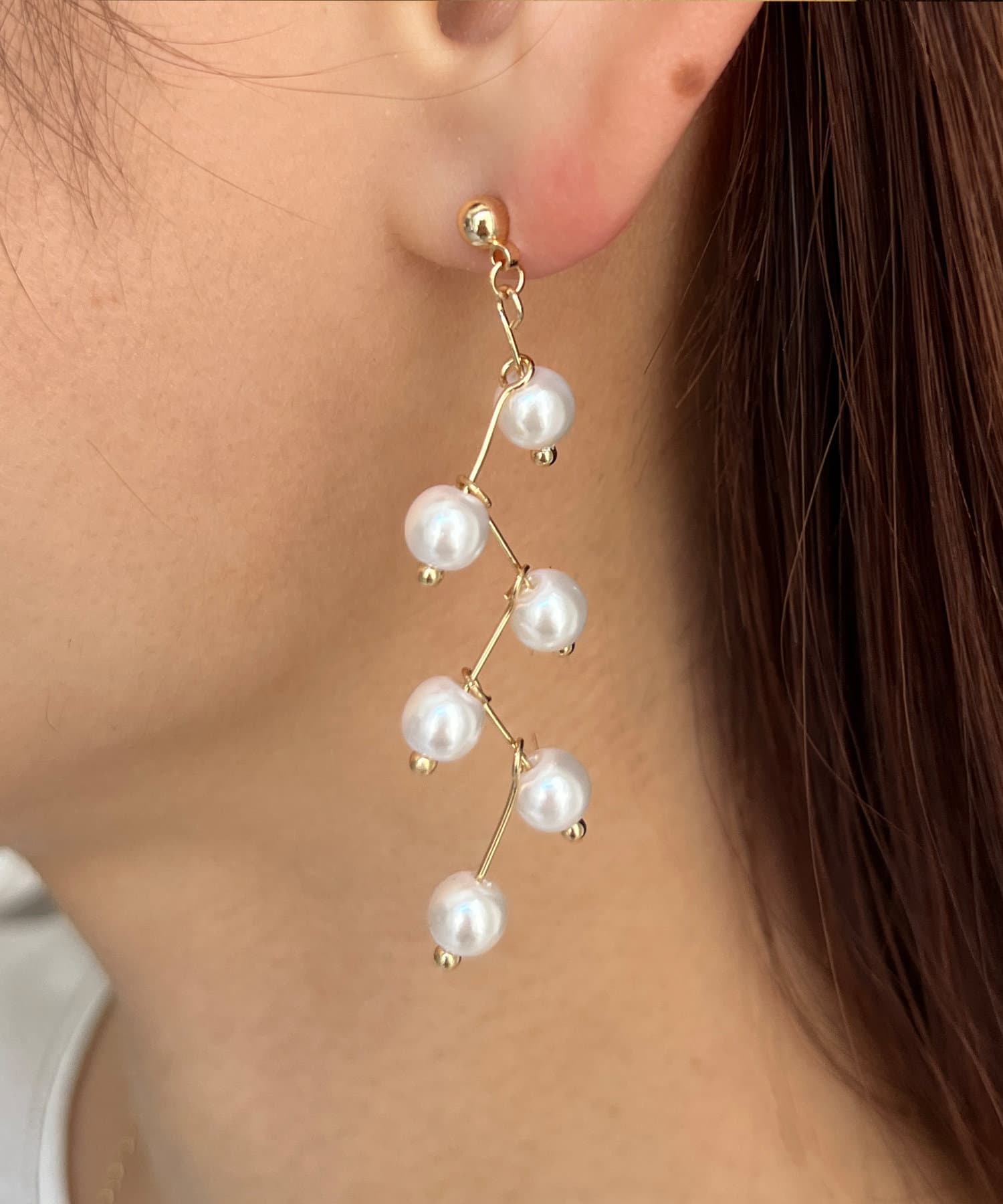 Chez toi(シェトワ) ニュアンスパールピアス