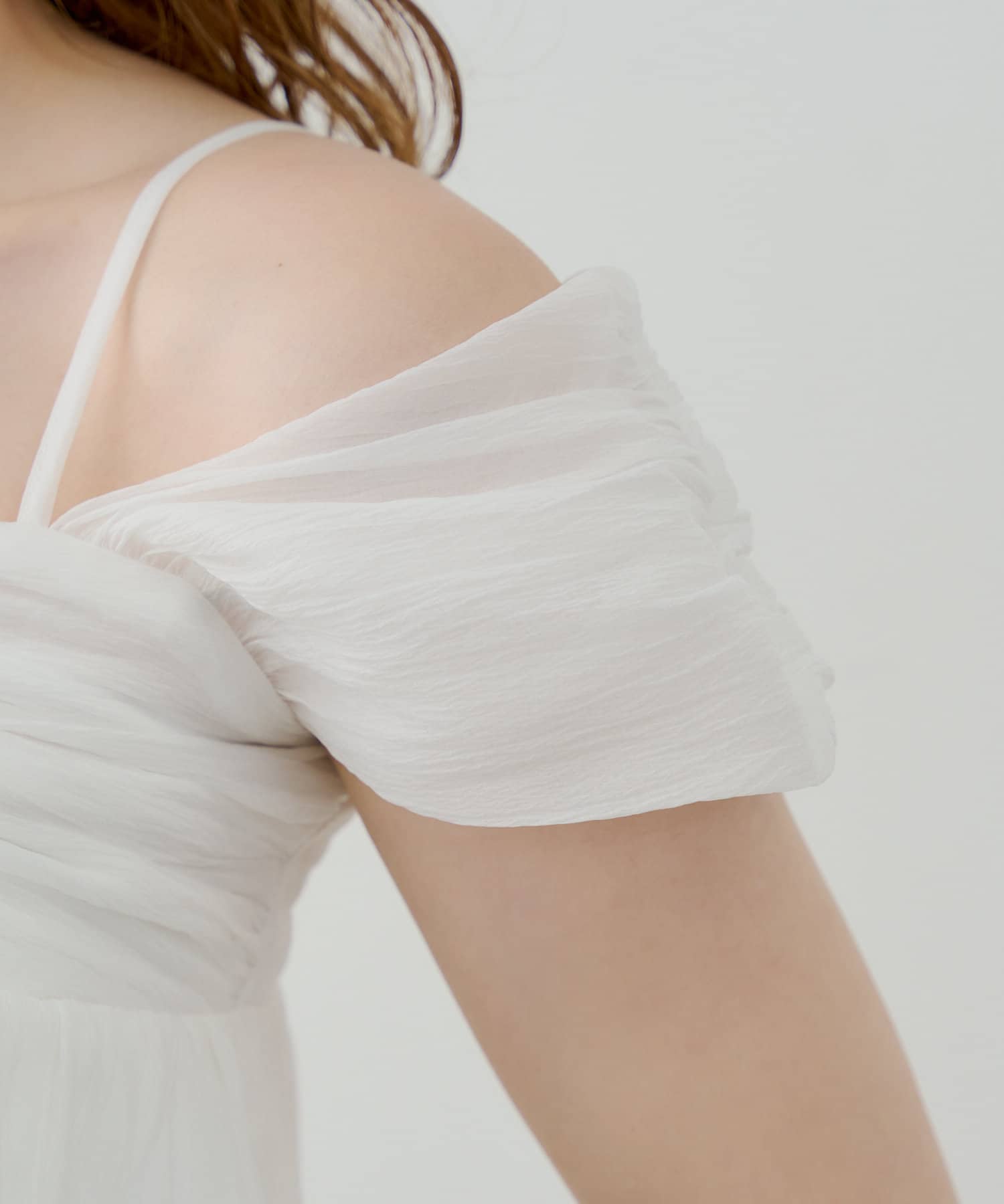 Chico(チコ) リボンデザインフレアオフショルブラウス