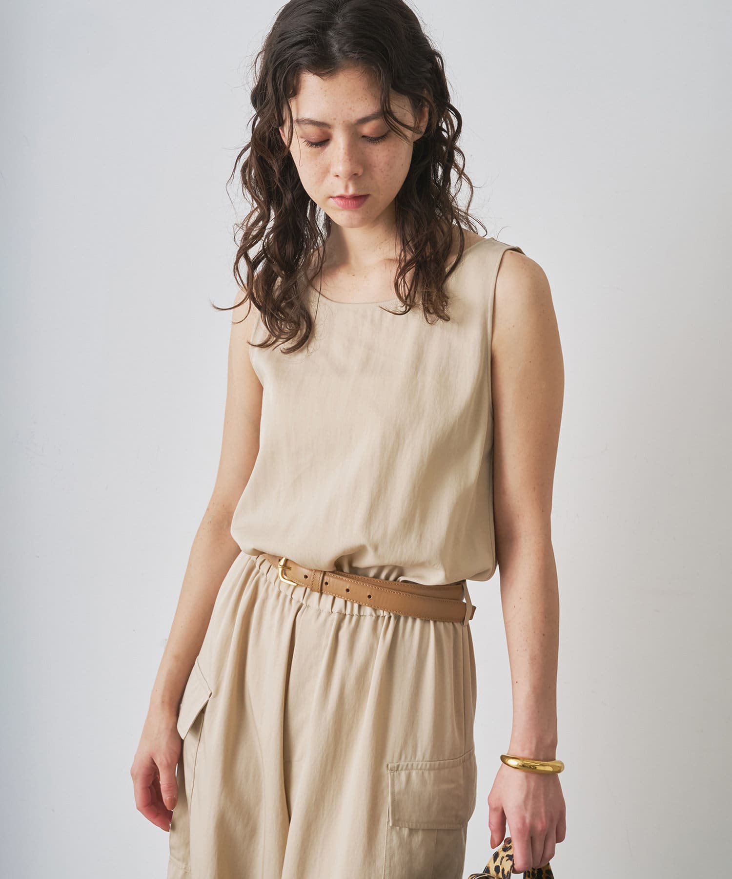 専用　美品　ウィムガゼット　オールインワン　ベージュ ウィムガゼット Whim Gazette オックスオールインワン （beige