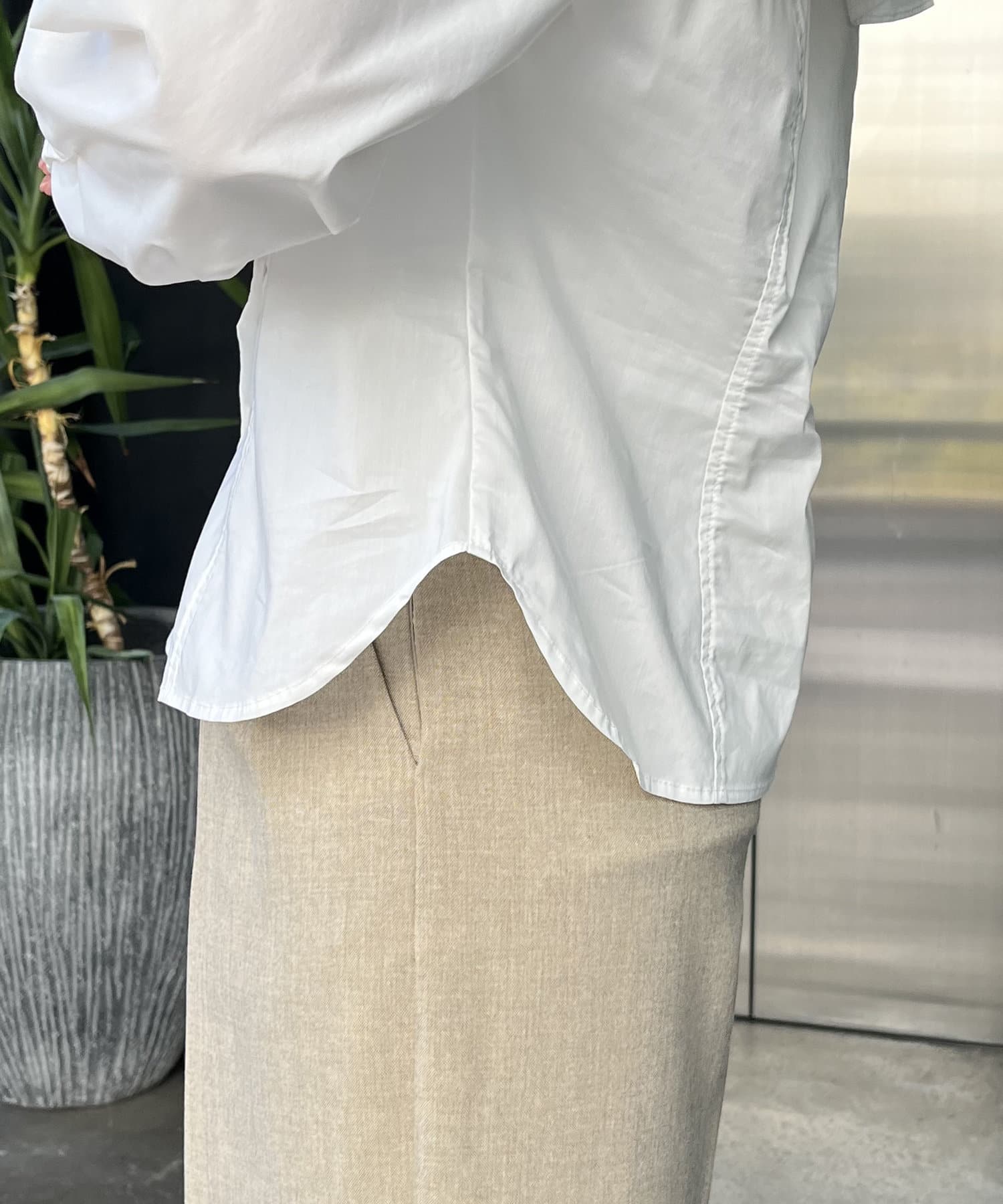 OUTLET(アウトレット) 【CAPRICIEUX LE'MAGE】BIG襟ボートネックシャツ