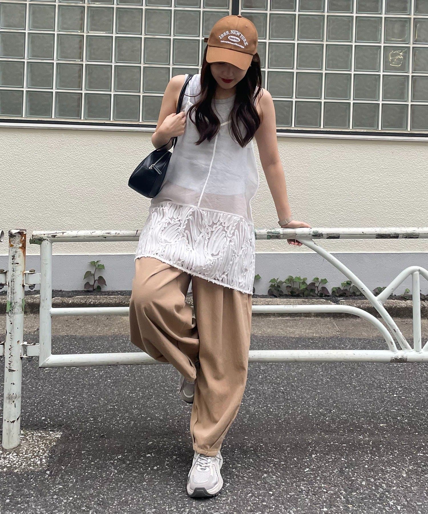 Remind me and forever(リマインドミーアンドフォーエバー) 【NUNIFE】レイヤードにおすすめ、2WAY立体チュールキャミワンピ