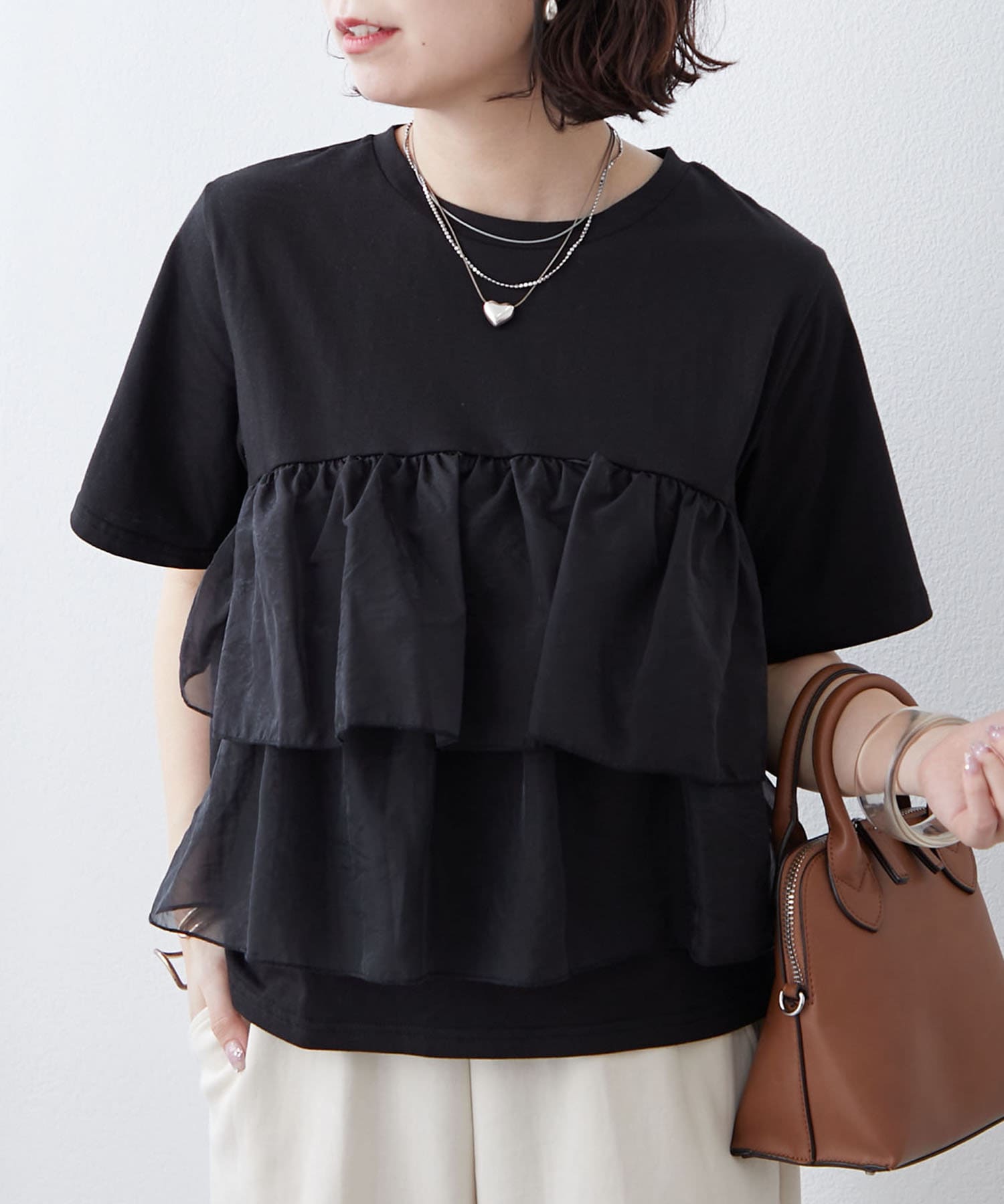 Remind me and forever(リマインドミーアンドフォーエバー) オーガンジードッキング半袖T