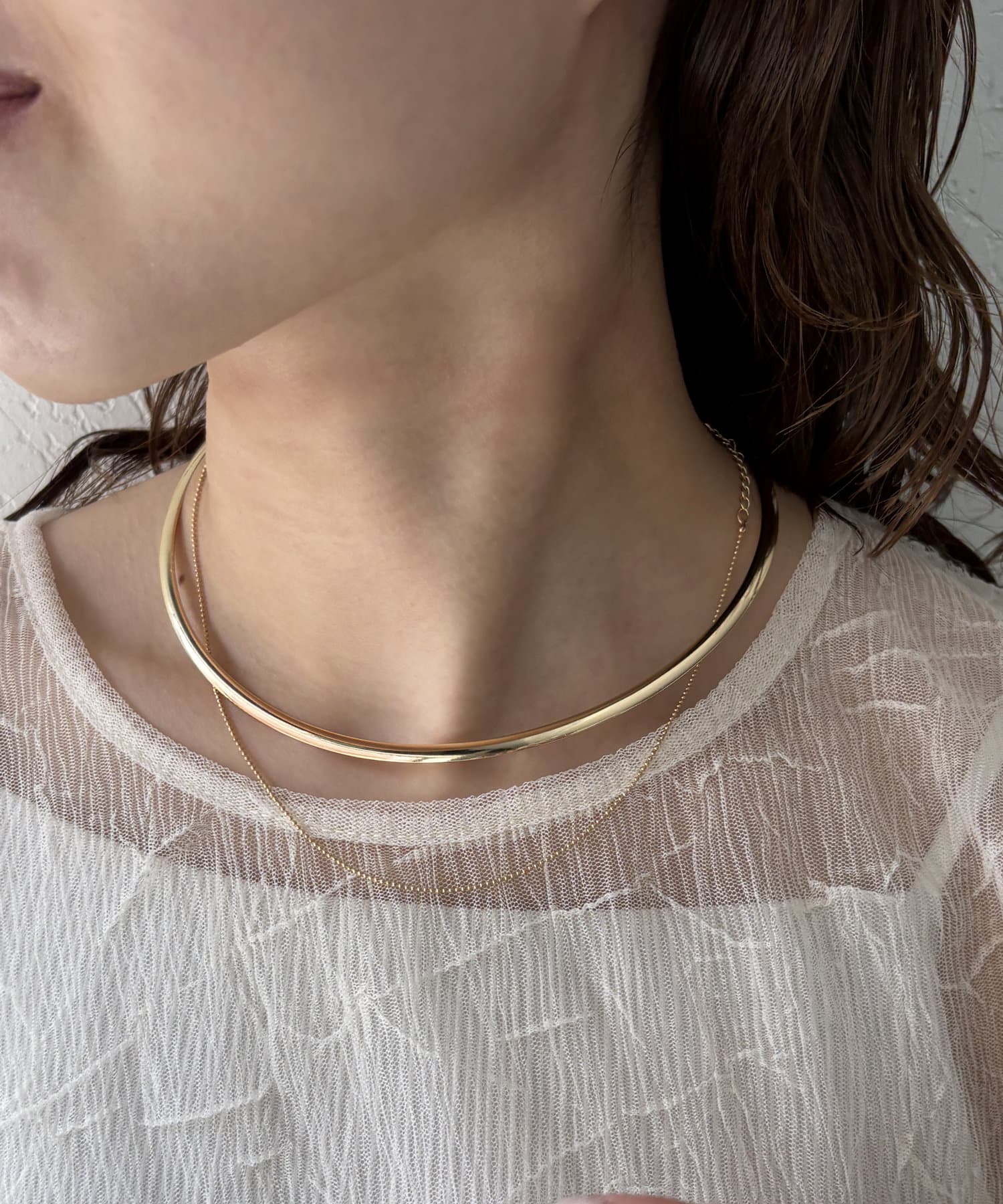 ボールチェーンネックレス/ネックカフセット(2P) | Lattice