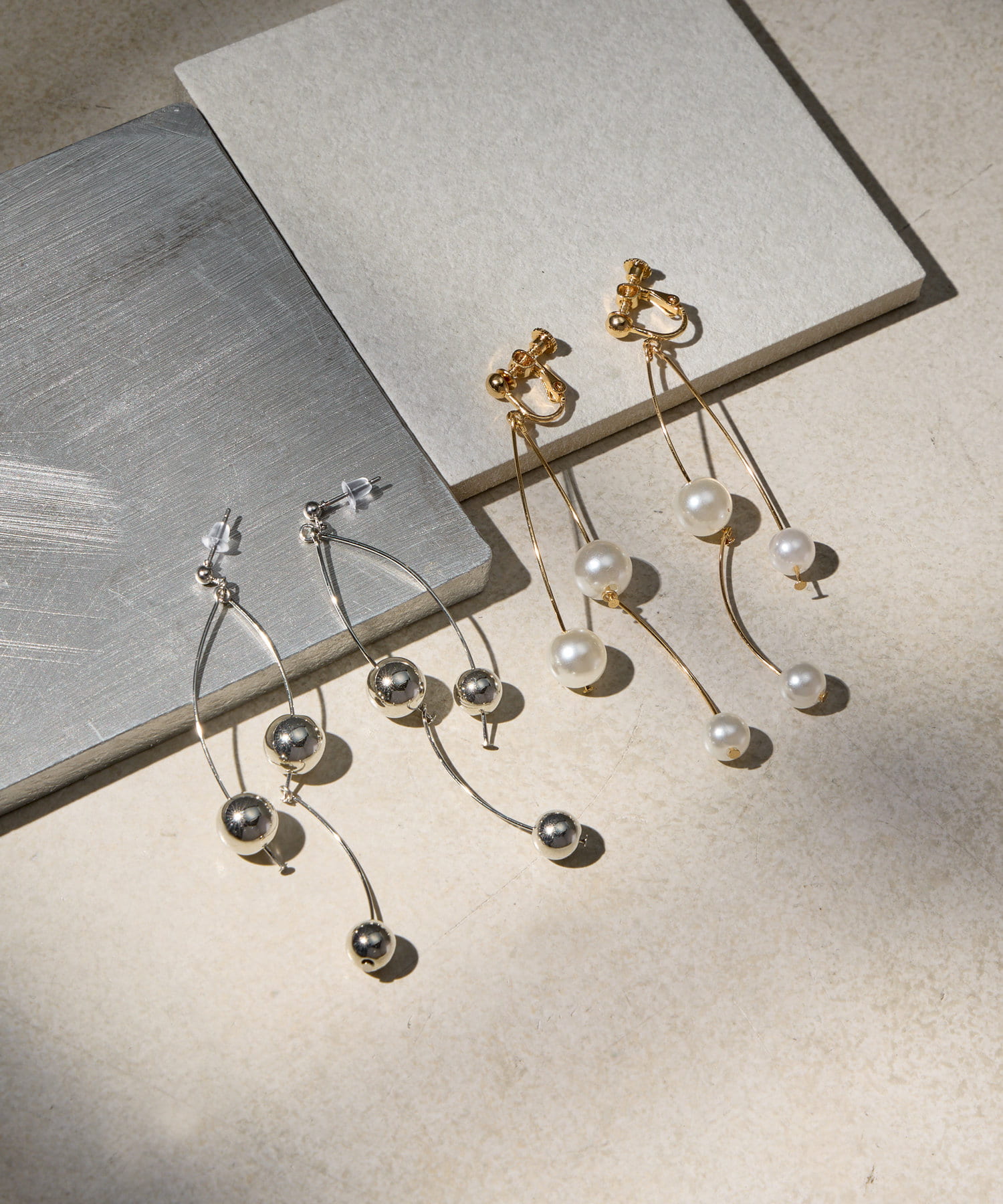 Lattice(ラティス) パール/メタルピアス