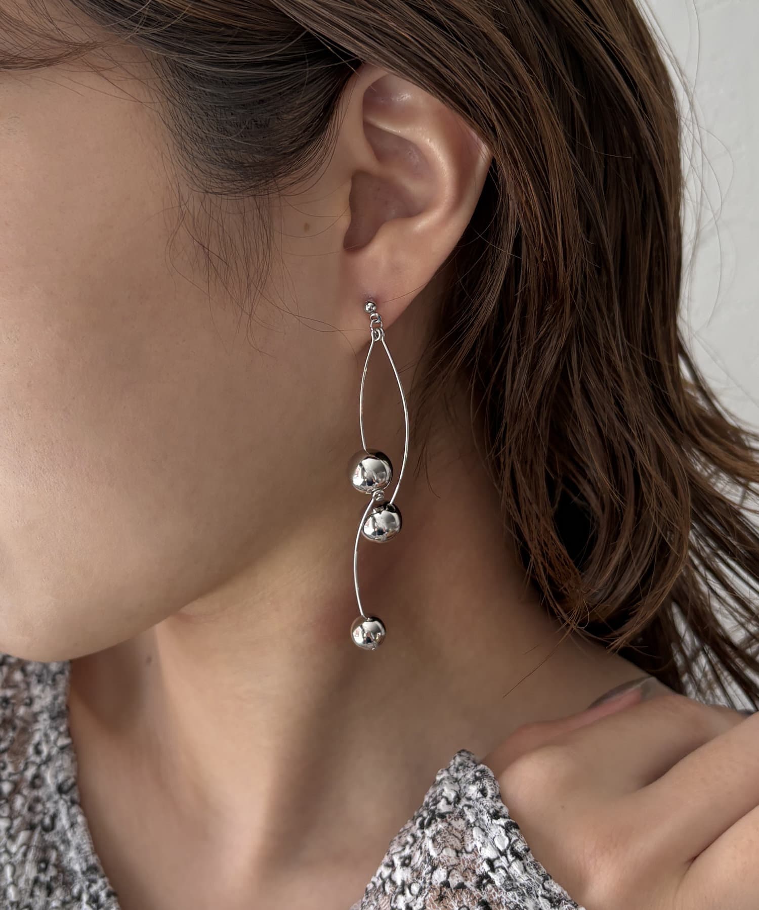 Lattice(ラティス) パール/メタルピアス