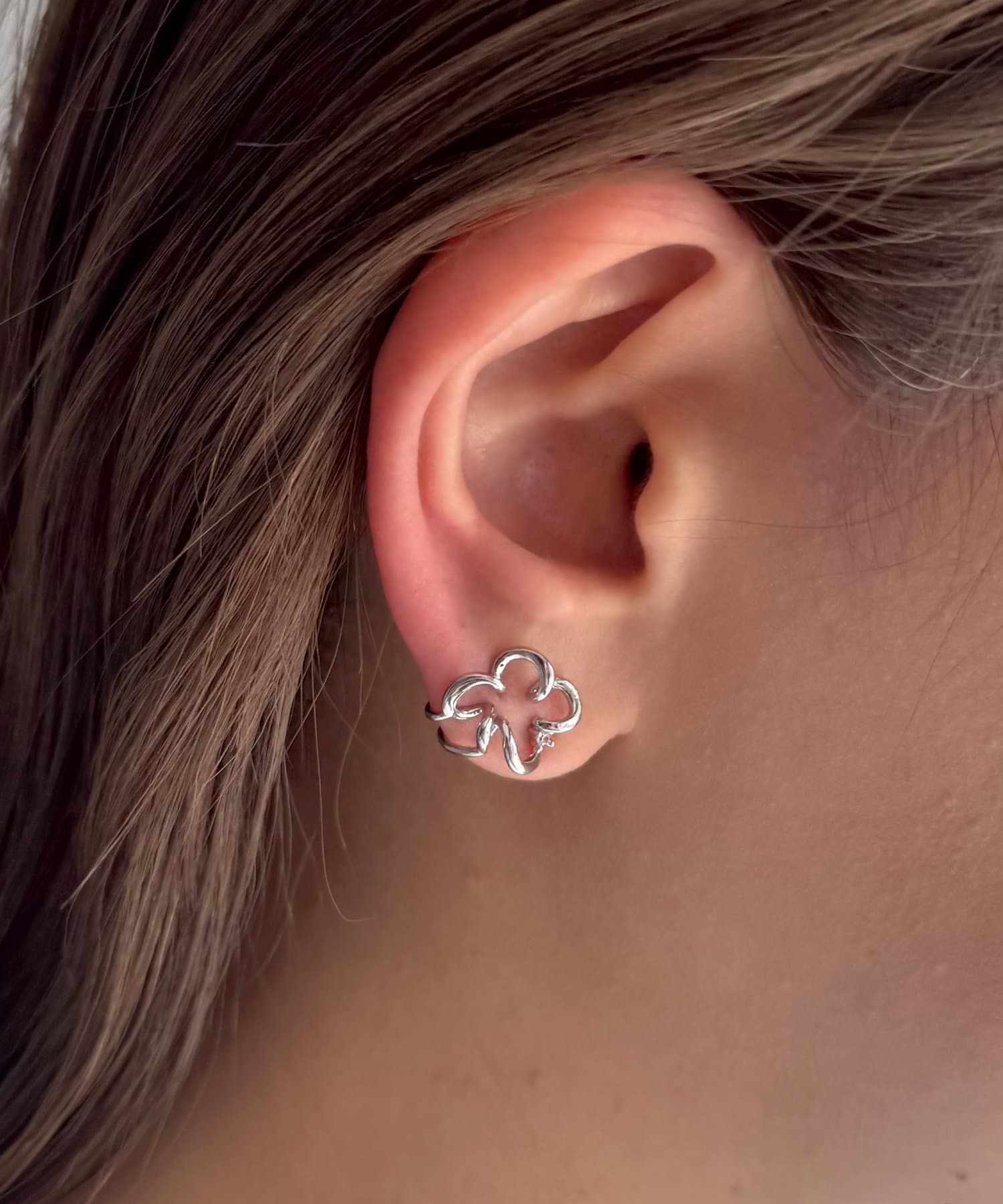 Lattice(ラティス) フラワーイヤカフ