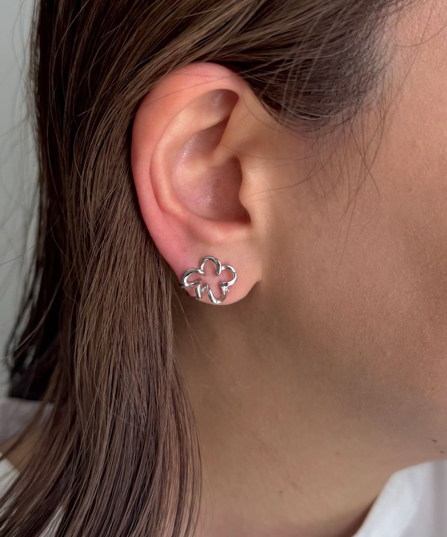 Lattice(ラティス) フラワーイヤカフ