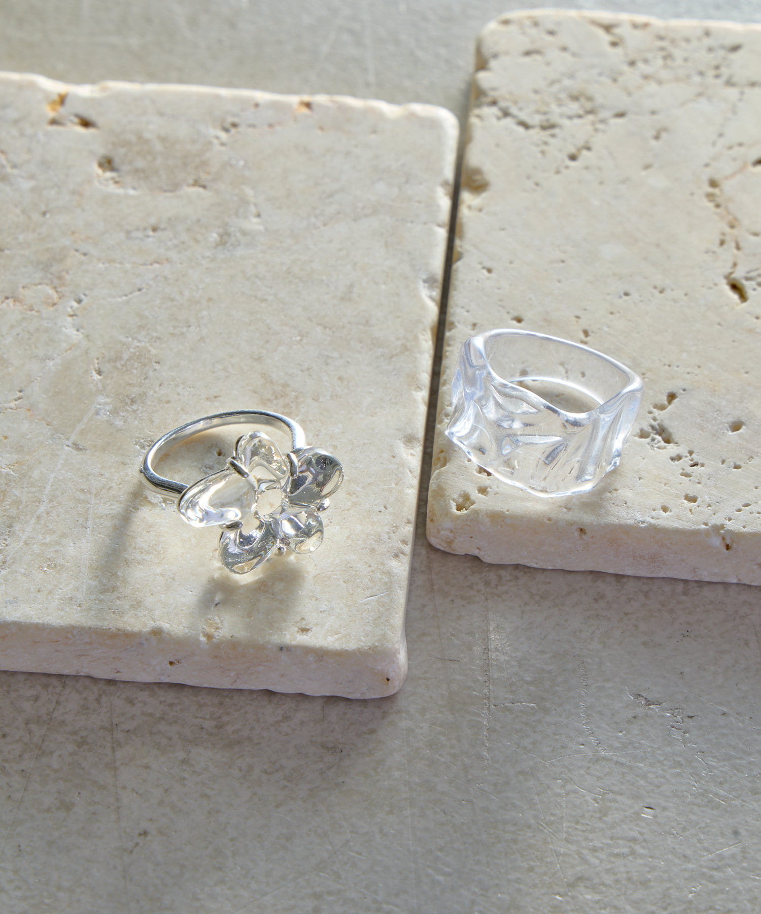 Lattice(ラティス) フラワーガラスリング