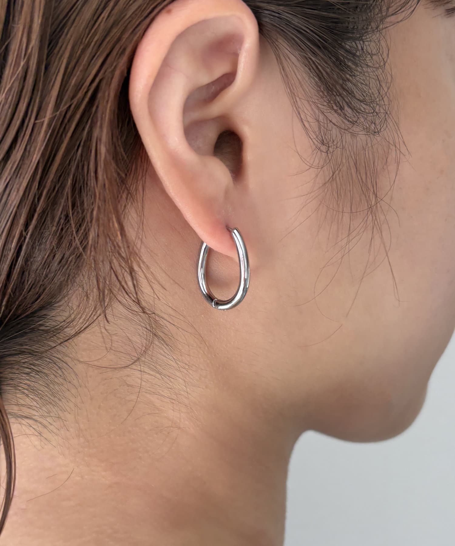 Lattice(ラティス) ＜ステンレス＞フープワンタッチピアス