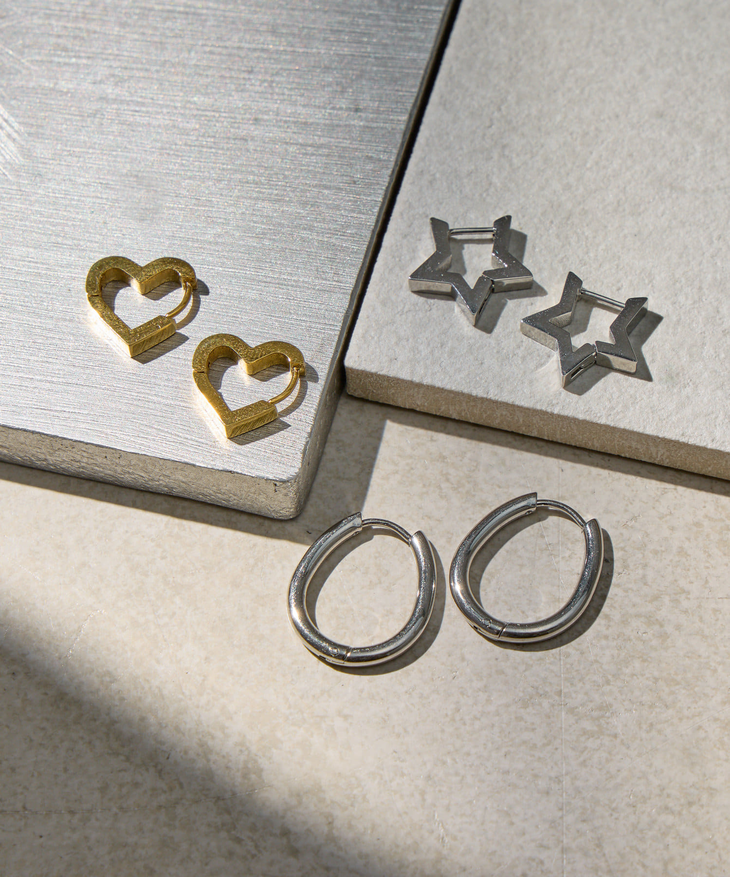 Lattice(ラティス) ＜ステンレス＞ハートワンタッチピアス