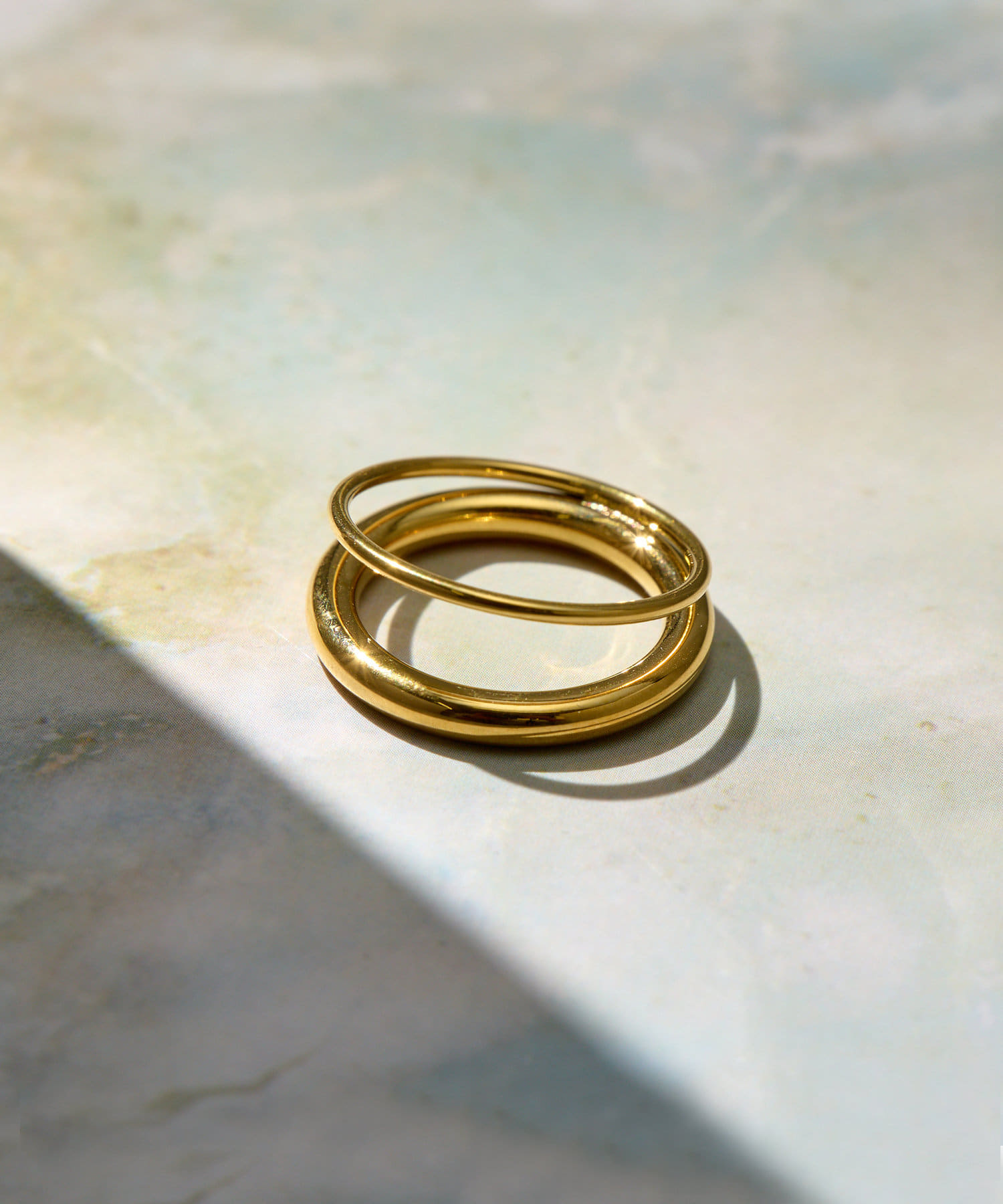 Lattice(ラティス) ＜ステンレス＞2連リング