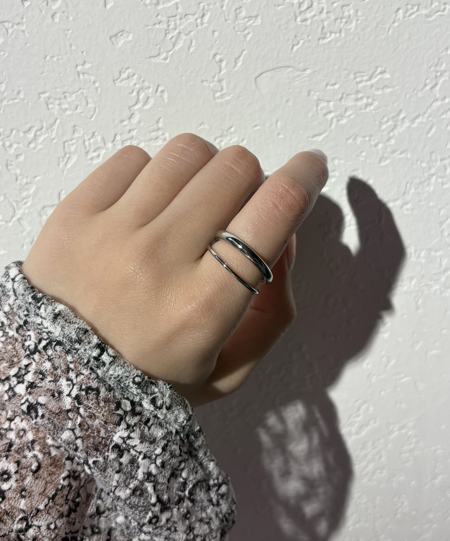 Lattice(ラティス) ＜ステンレス＞2連リング