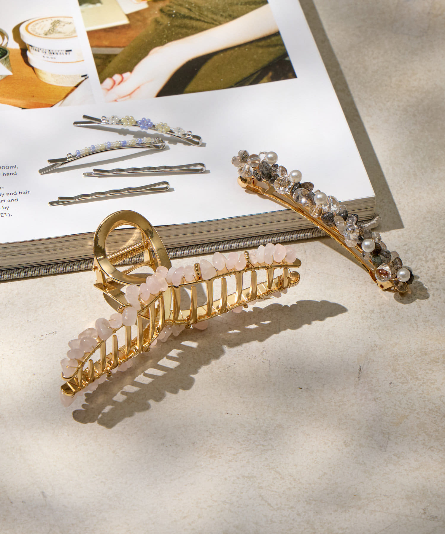 Lattice(ラティス) 天然石クリップ