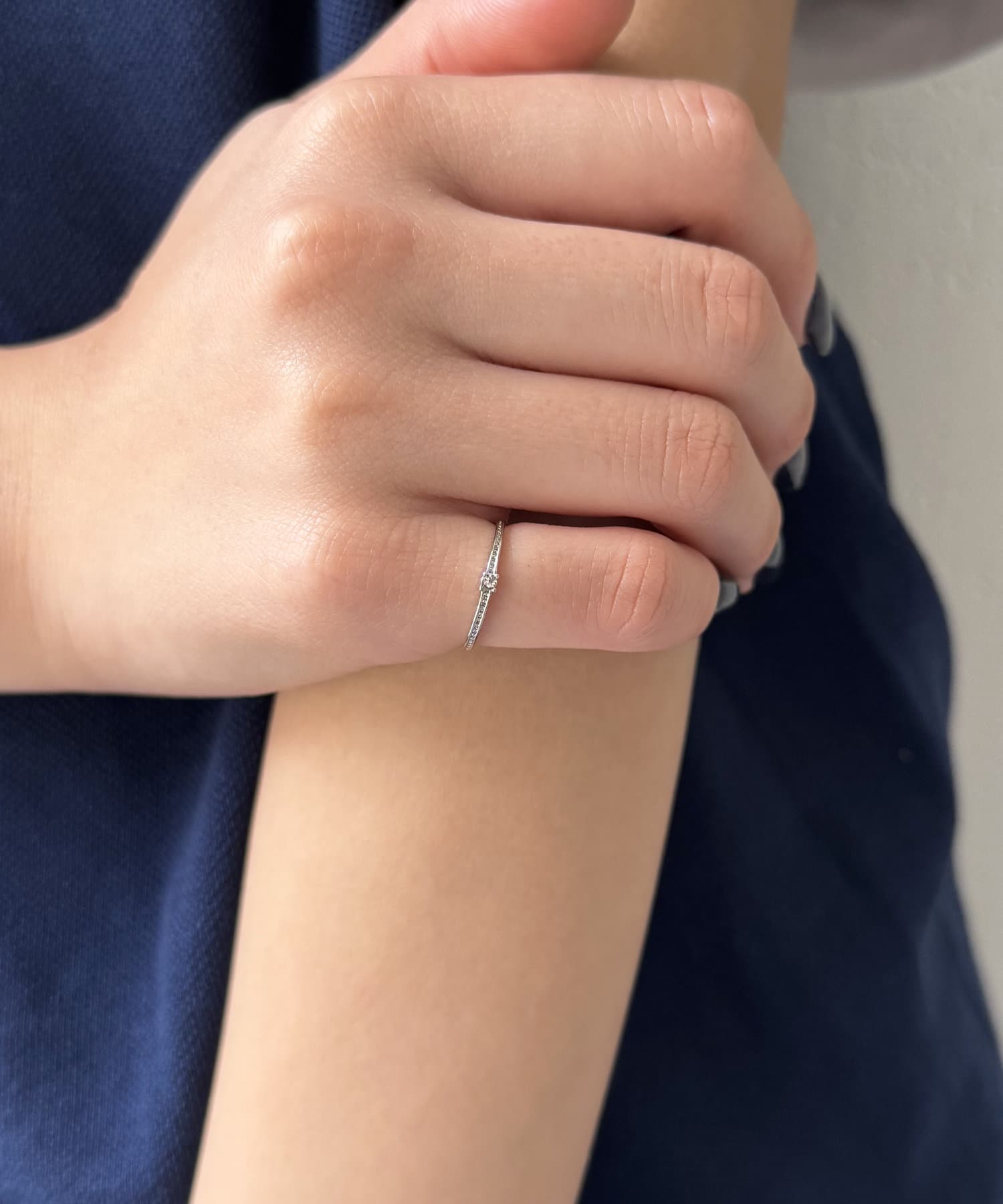 Lattice(ラティス) ストーンピンキーリング