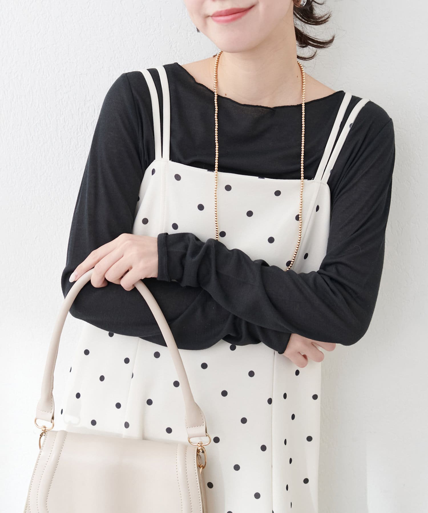 NICE CLAUP / OLIVE des OLIVE OUTLET(ナイスクラップ  / オリーブ デ オリーブ アウトレット) 【natural couture】とろみシアープルオーバー