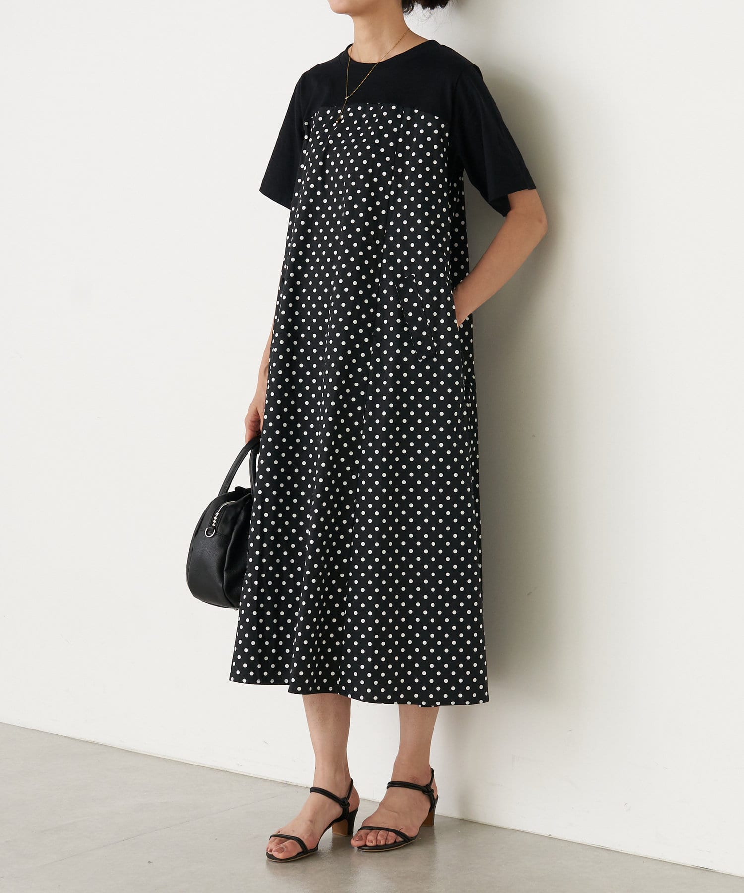 ビアズリー カットコンビフレアワンピース BEARDSLEY｜カットコンビフレアワンピース | Rakuten Fashion
