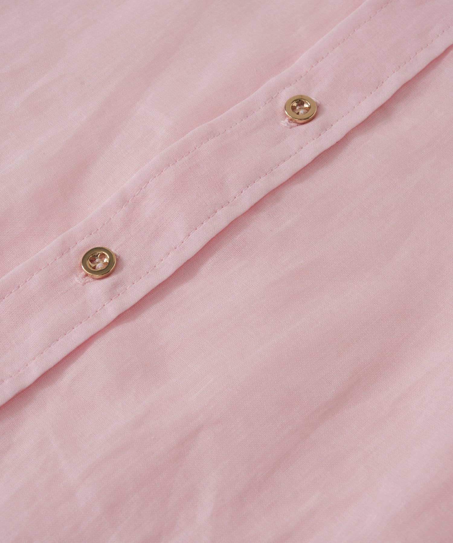 La boutique BonBon(ラブティックボンボン) シアーリネン混オーバーシャツ