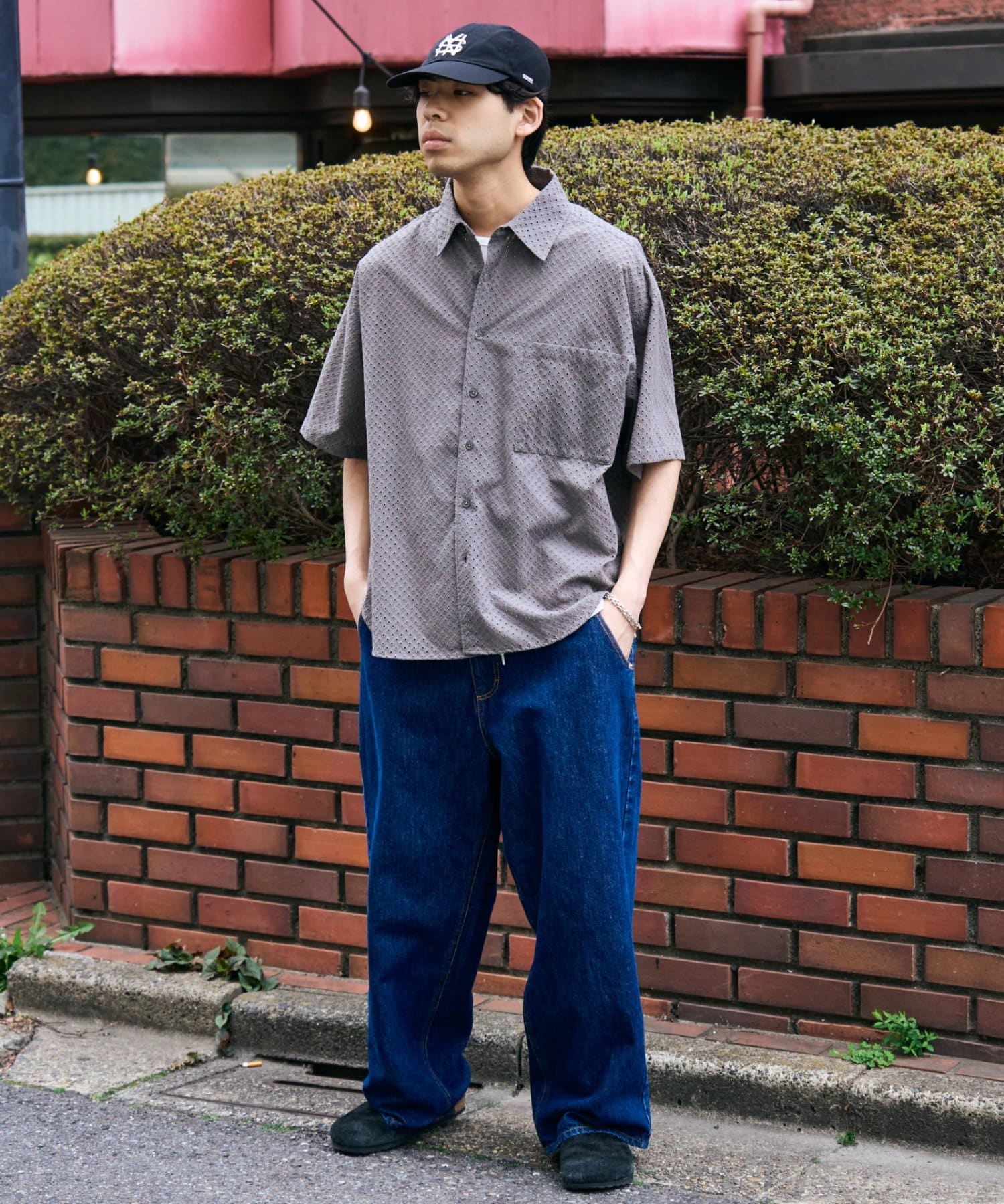 スウェットシャツ ユニセックス 中国風竹刺繍 2色 East Age / ユニセックス