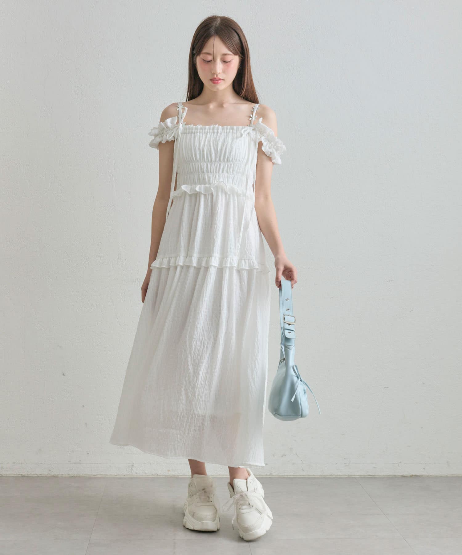 S/Mサイズ展開】フリルリボンキャミワンピ | OLIVE des OLIVE
