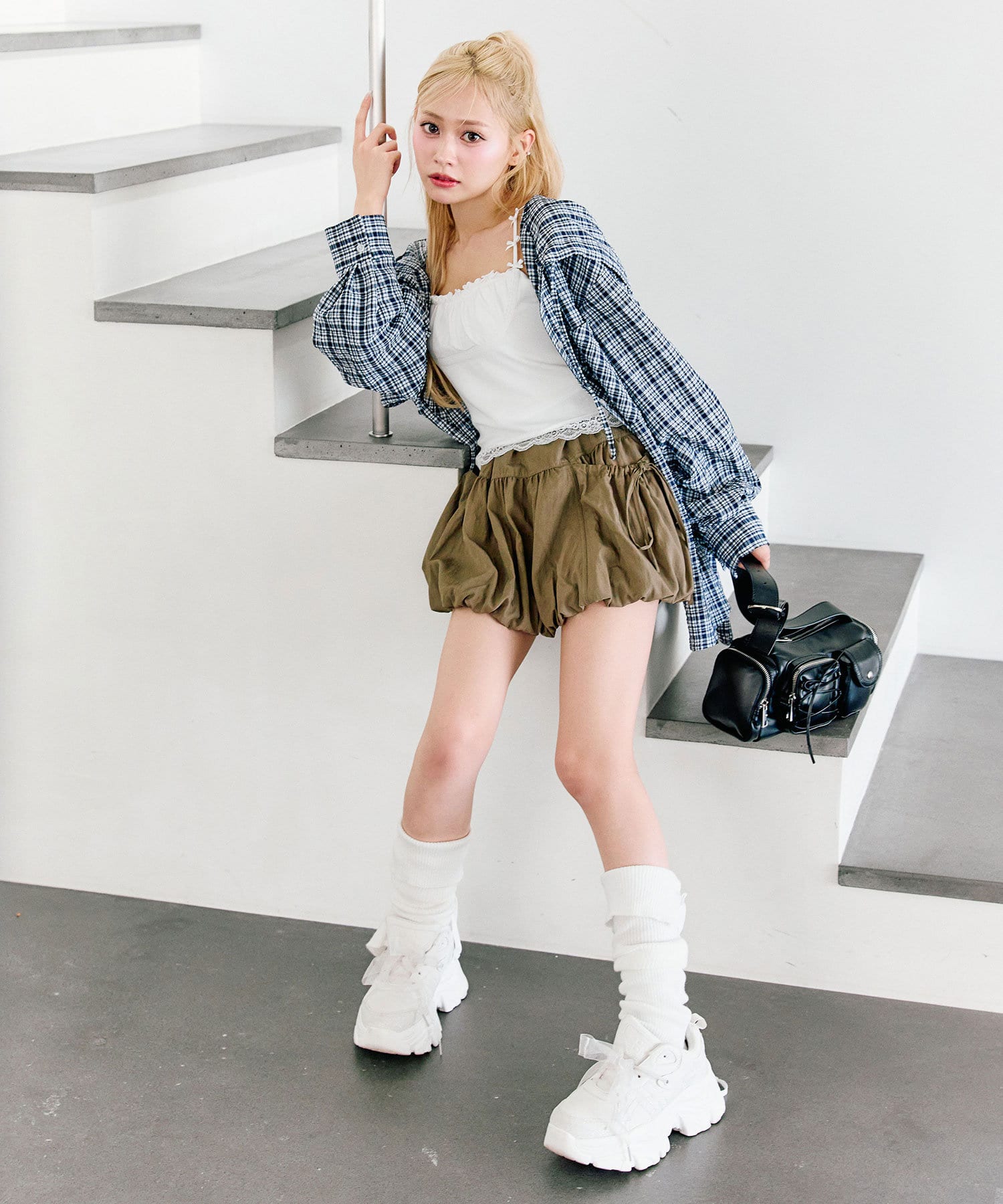 OLIVE des OLIVE(オリーブ デ オリーブ) フードBigシャツ