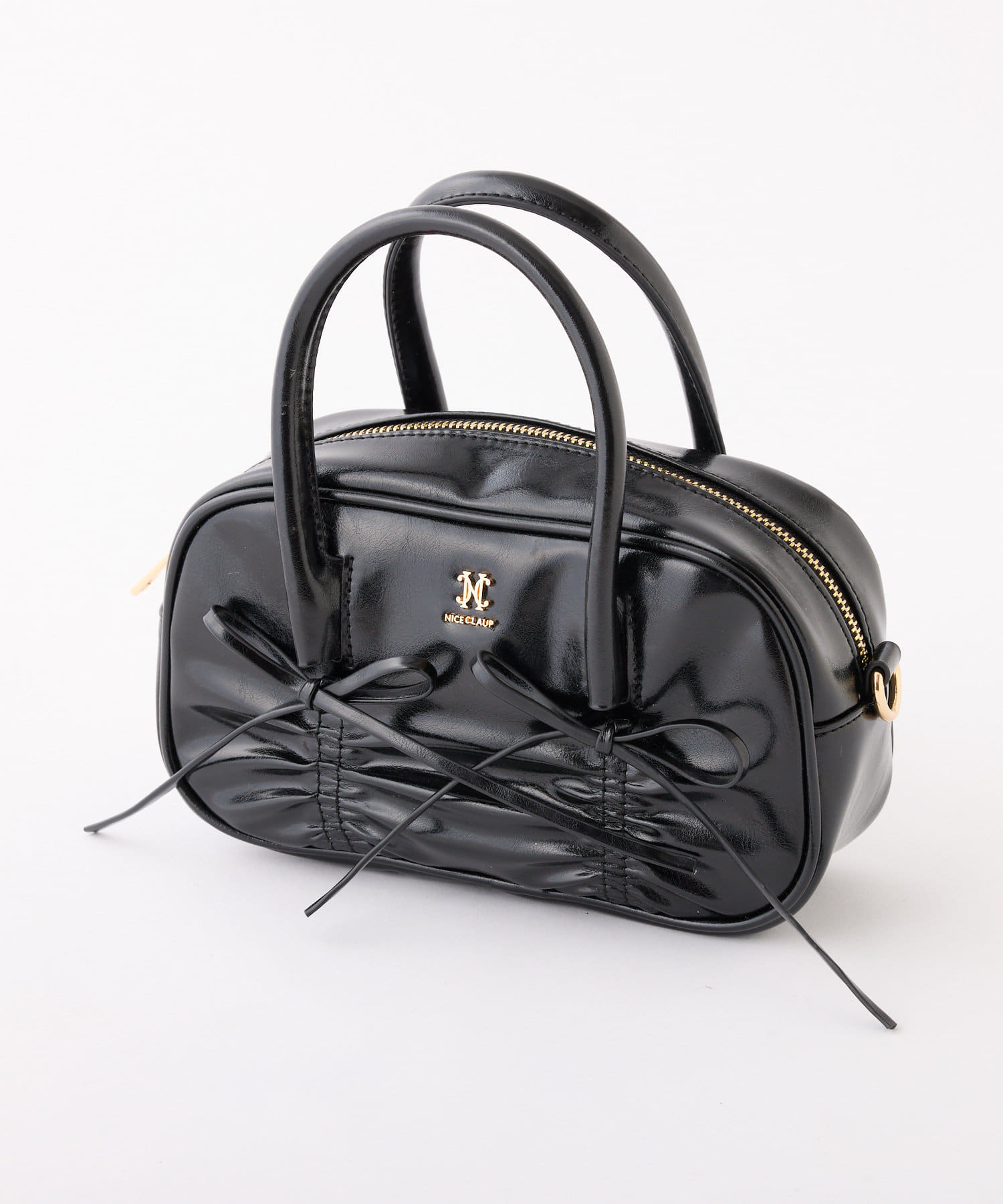 one after another NICE CLAUP(ワンアフターアナザー ナイスクラップ) リボンシャーリングショルダーバッグ