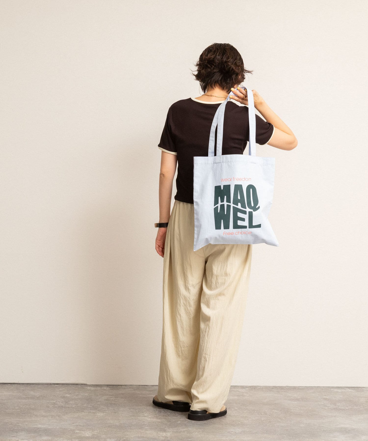 NOLLEY'S(ノーリーズ) 【MAQWEL/マクウェル】リンガーリブ半袖Tシャツ