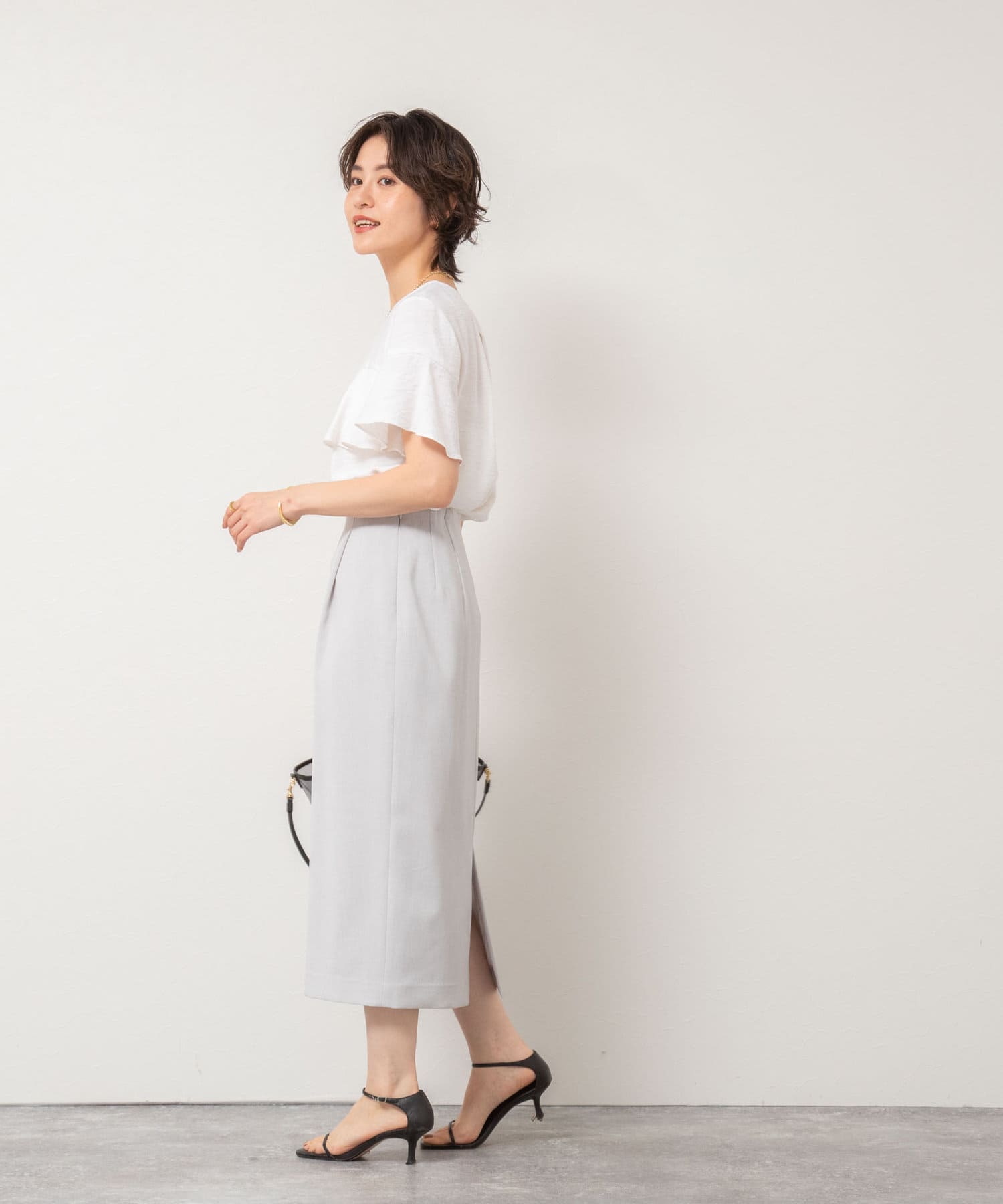 ◇【WEB限定】《セットアップ対応》ジュピター半袖フリル