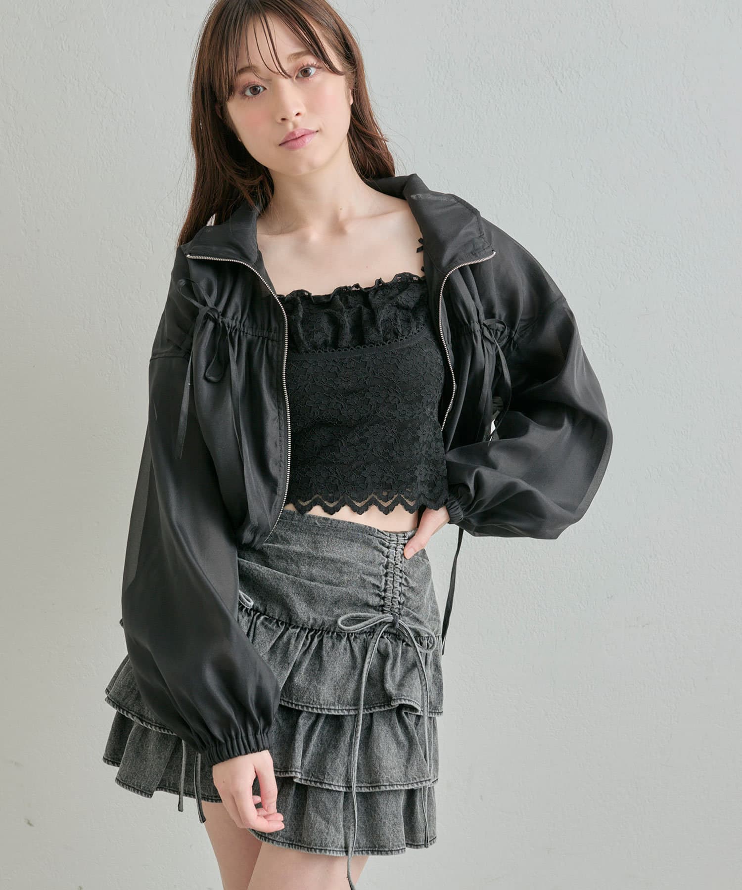 OLIVE des OLIVE(オリーブ デ オリーブ) レースキャミ