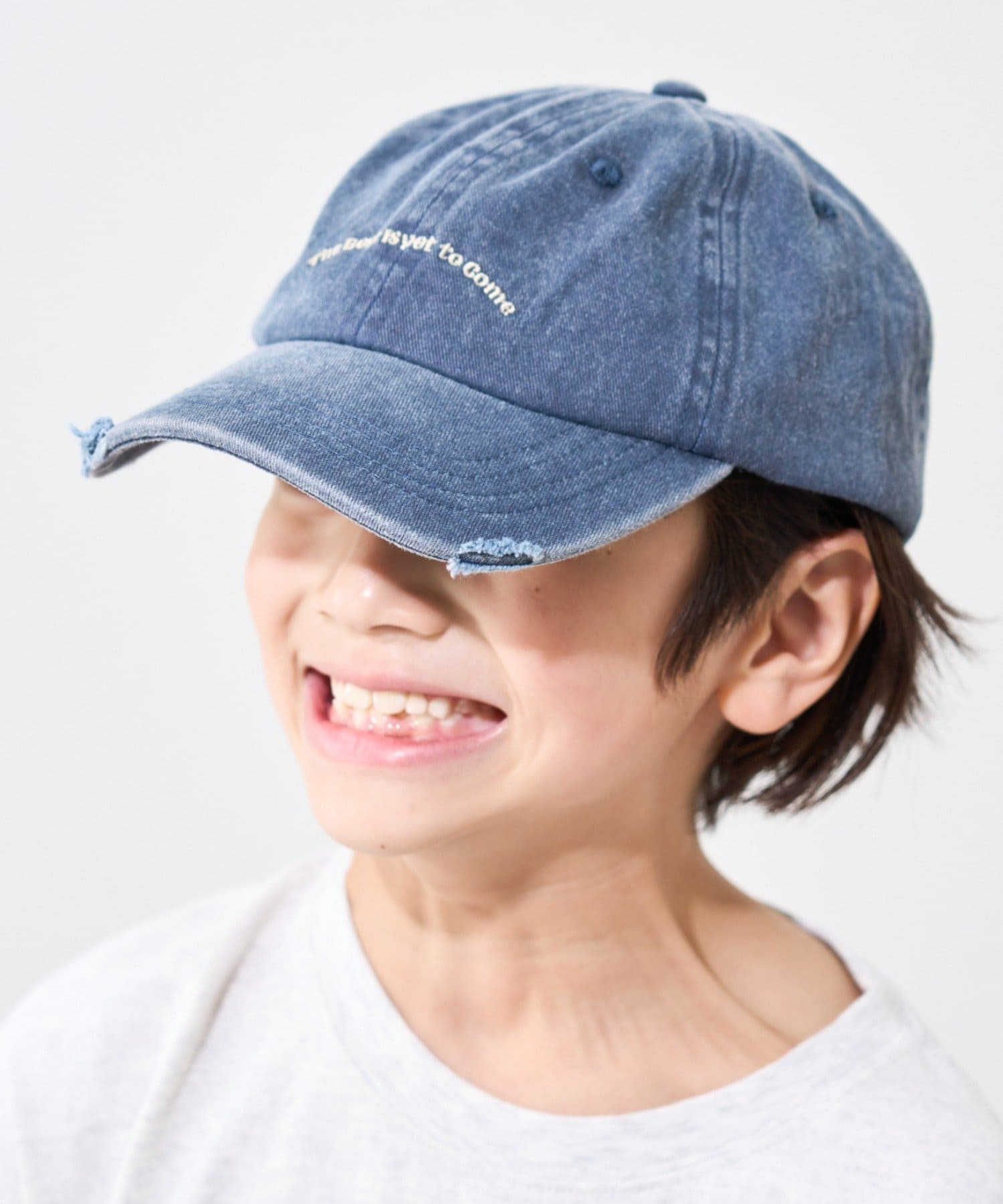 CIAOPANIC TYPY(チャオパニックティピー) 【KIDS】ピグメントロゴ刺繍CAP