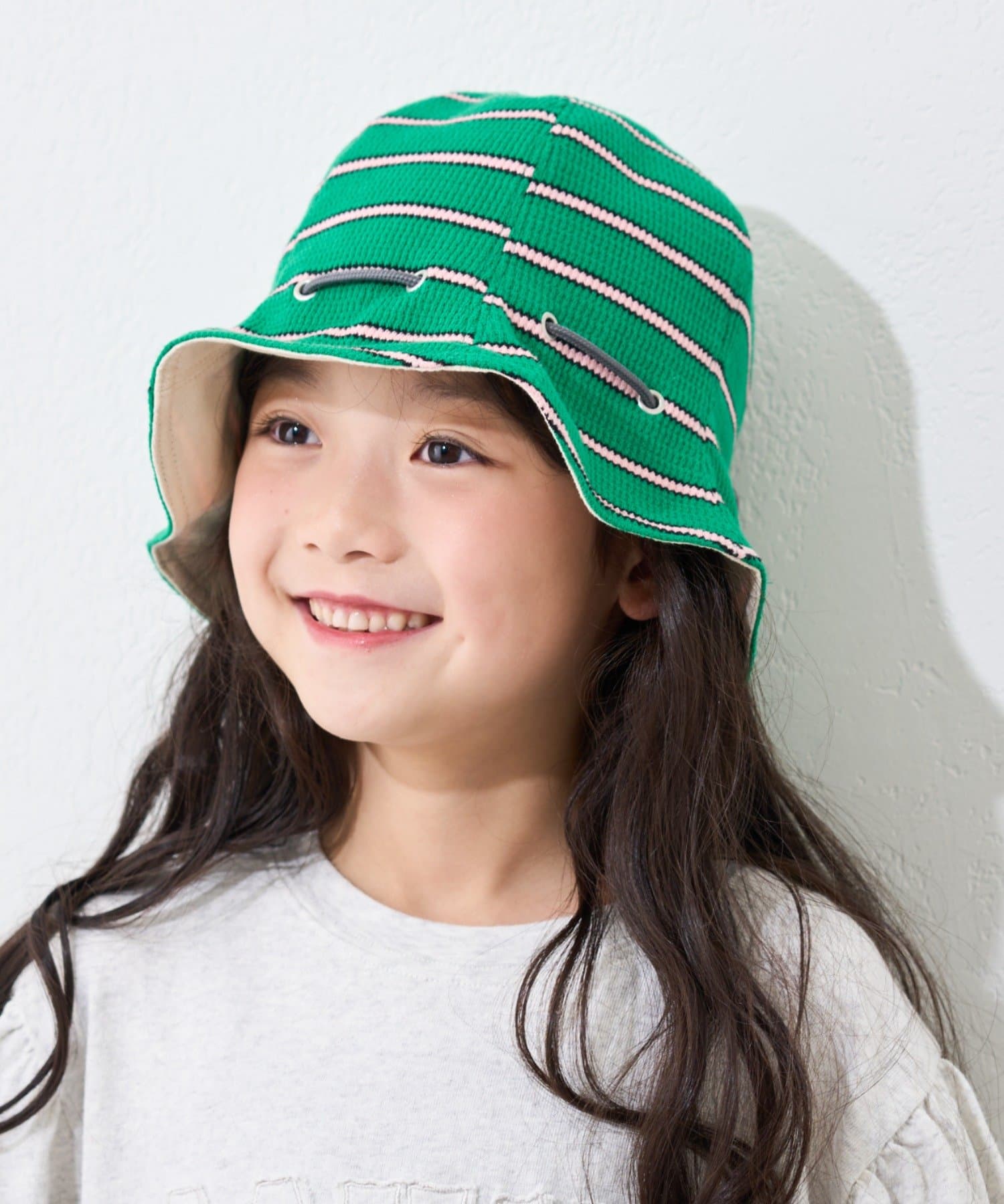 CIAOPANIC TYPY(チャオパニックティピー) 【KIDS】アソートストライプリバーシブルHAT