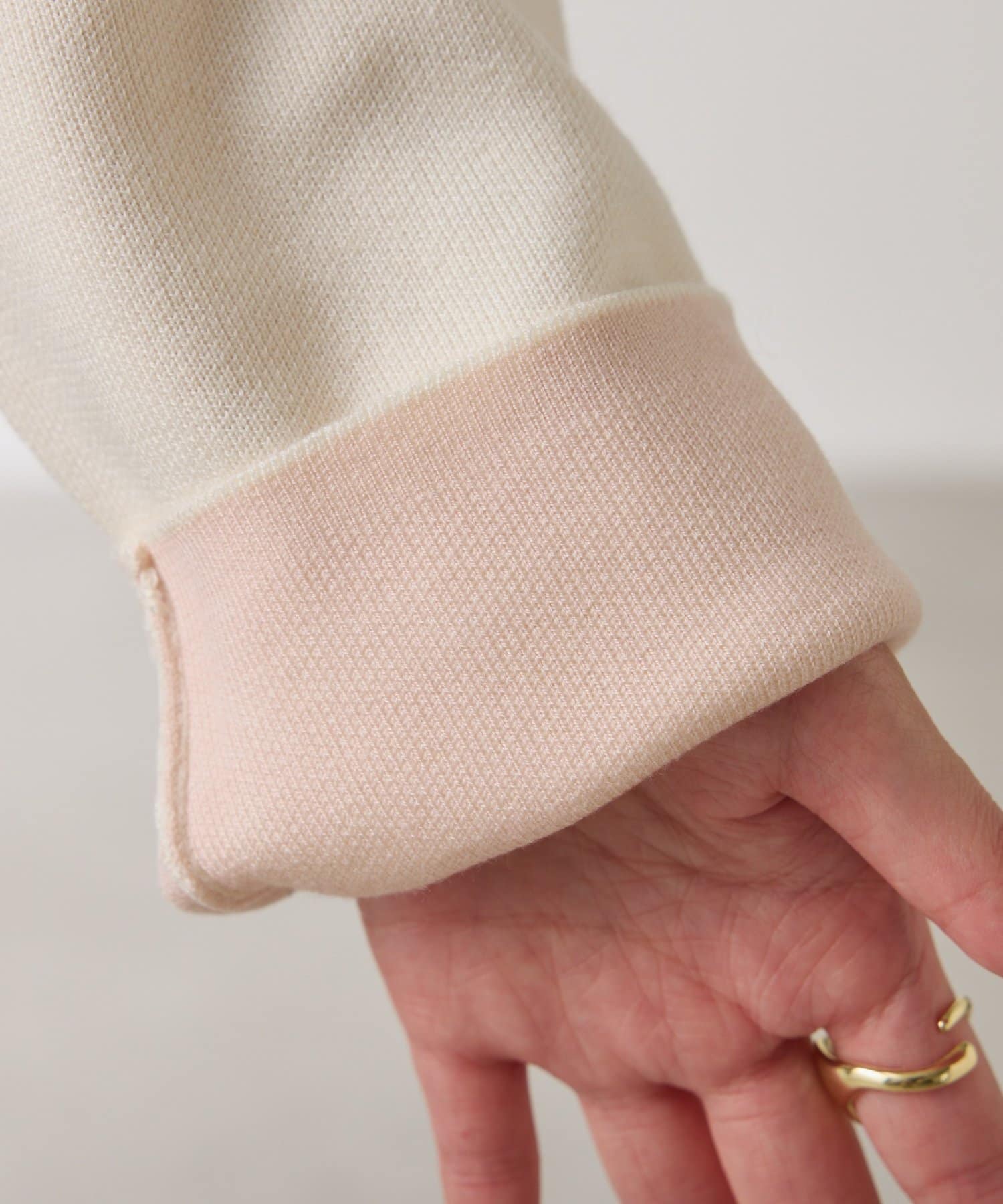 COLLAGE GALLARDAGALANTE(コラージュ ガリャルダガランテ) 【新色登場！7色展開！人気シリーズ】スウェットライクラウンドヘムニット