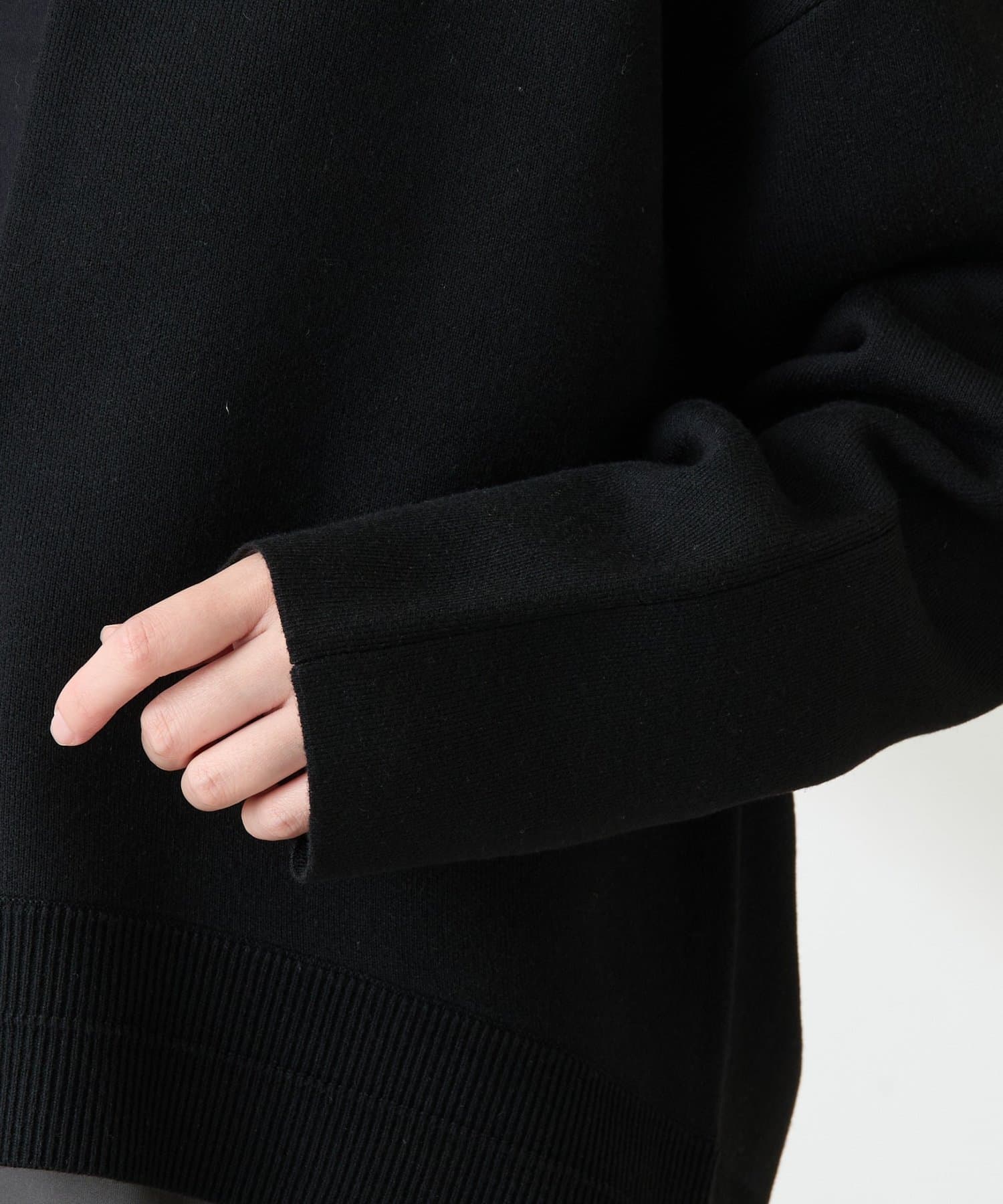 COLLAGE GALLARDAGALANTE(コラージュ ガリャルダガランテ) 【人気シリーズ/ロングシーズン使える】スウェットライクラウンドヘムニット