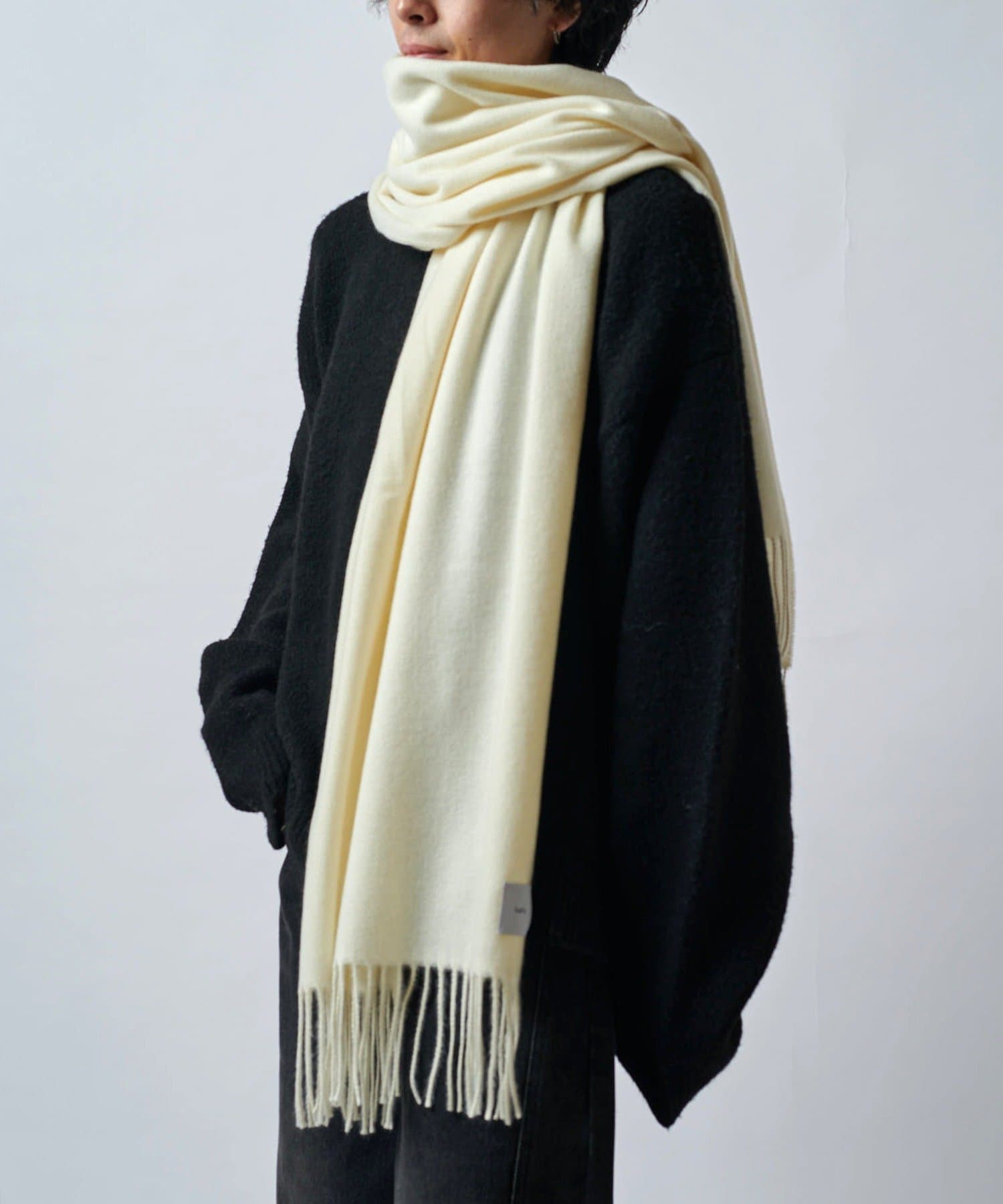 Lui's(ルイス) カシミヤタッチカラーロングマフラー