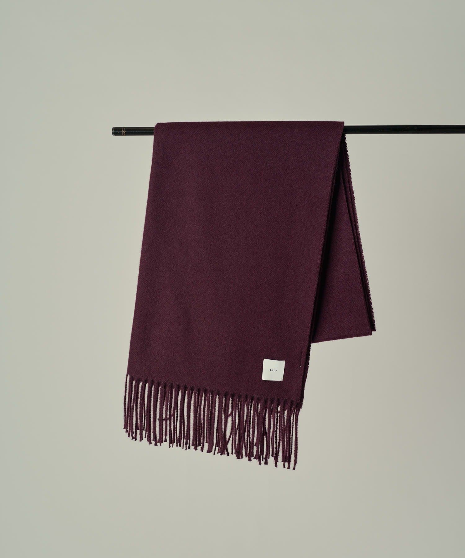 Lui's(ルイス) カシミヤタッチカラーロングマフラー