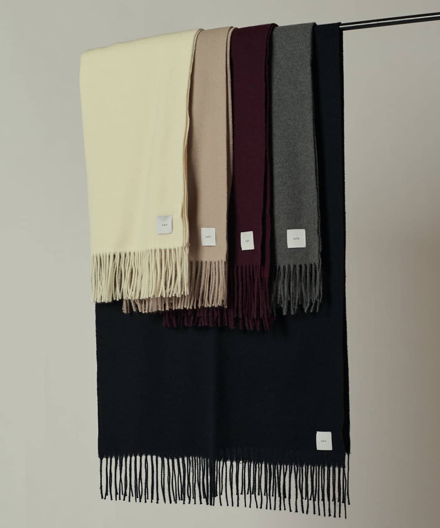 Lui's(ルイス) カシミヤタッチカラーロングマフラー