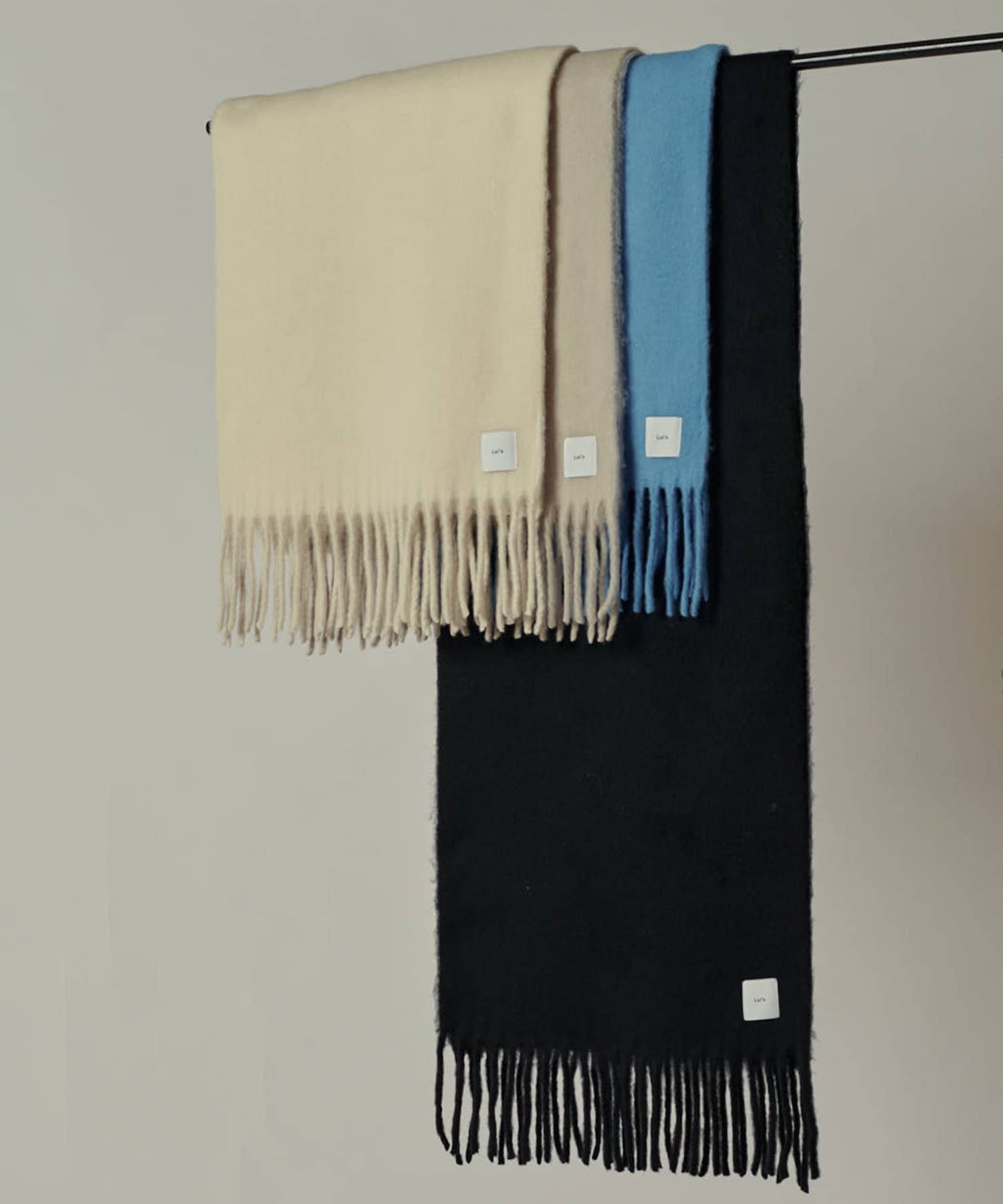 Lui's(ルイス) ソフトタッチボリュームロングカラーマフラー