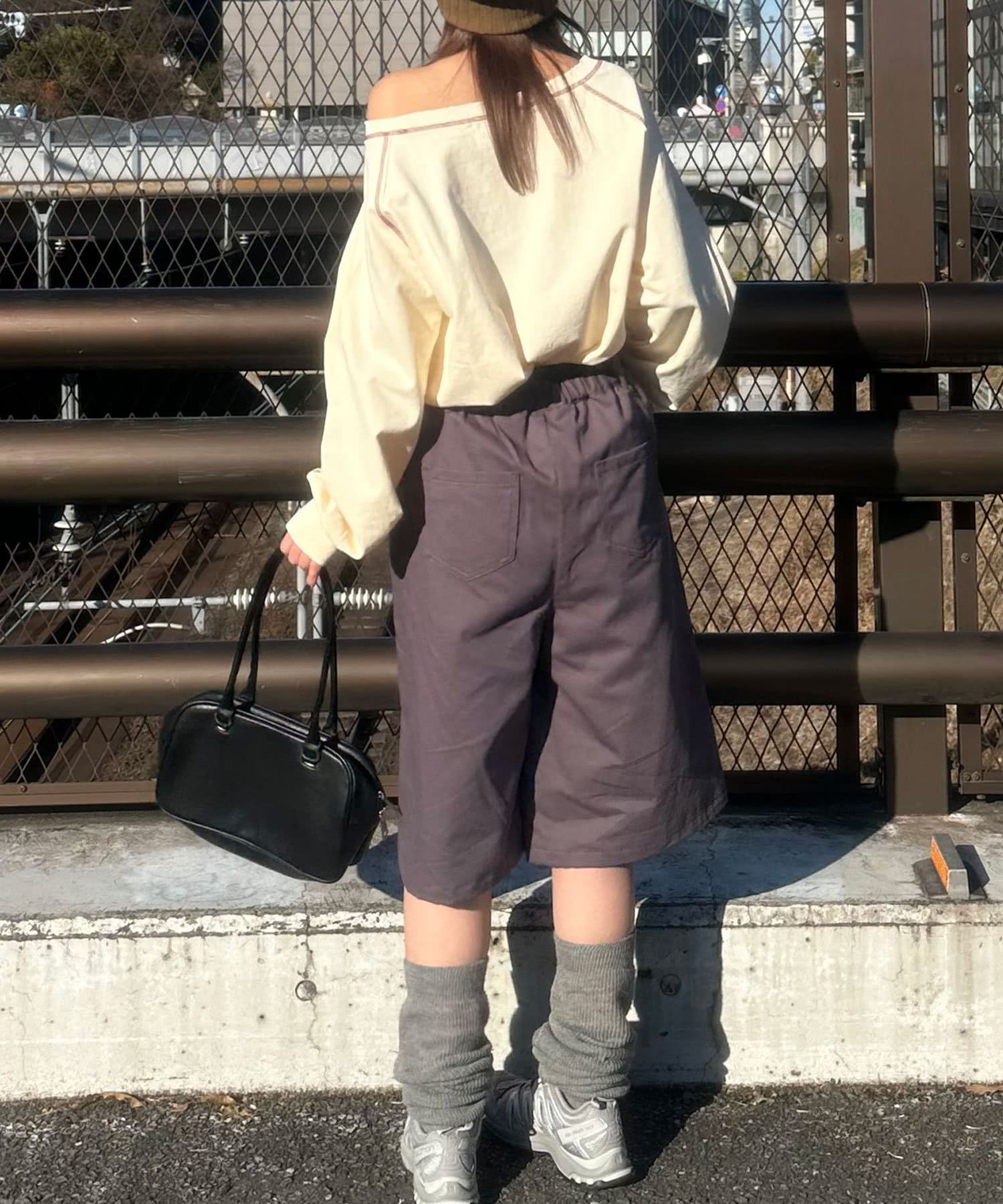 OUTLET(アウトレット) 【Ciaopanic】スタッツツイルハーフパンツ